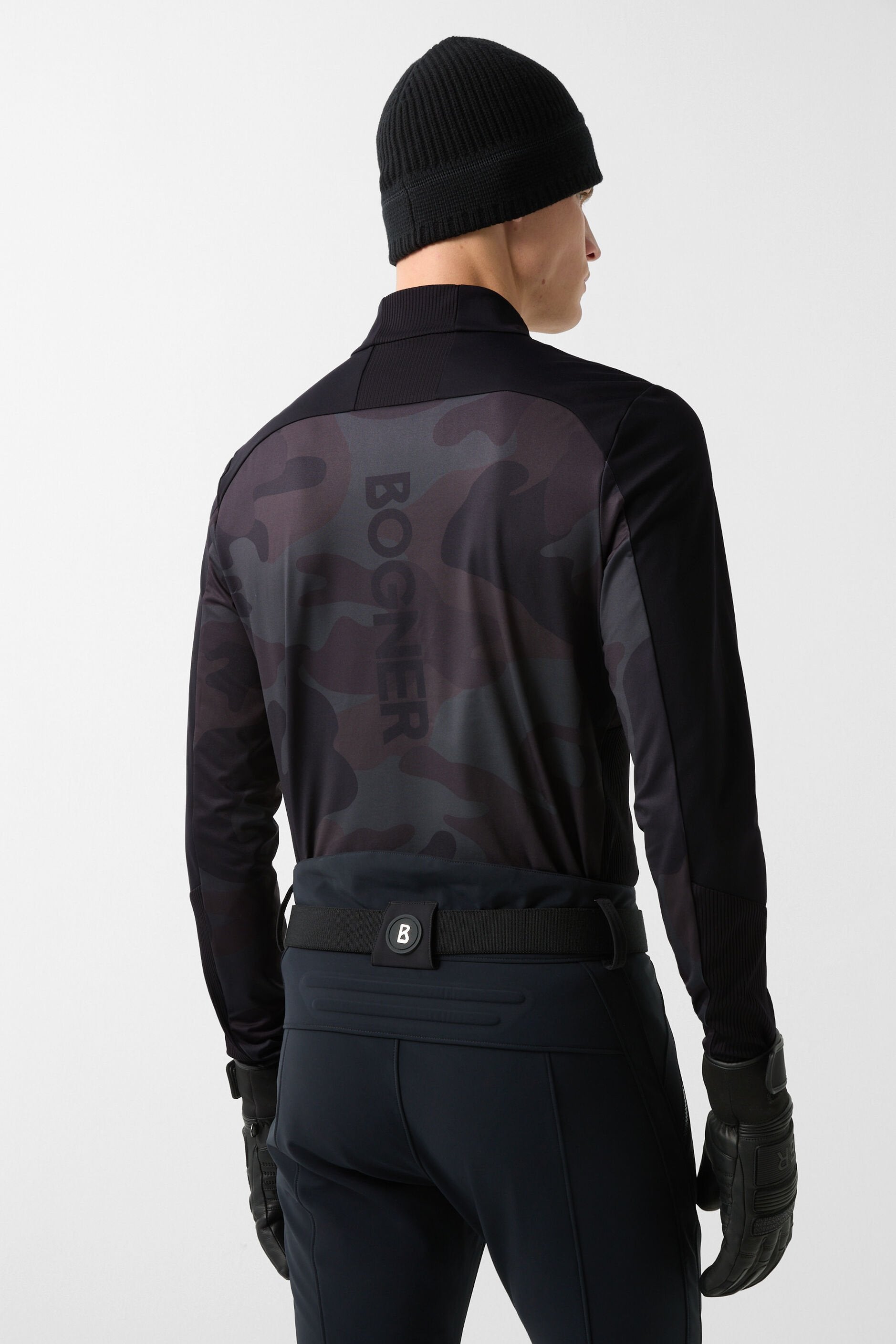 Czarny golf narciarski FLORIAN FLORIAN