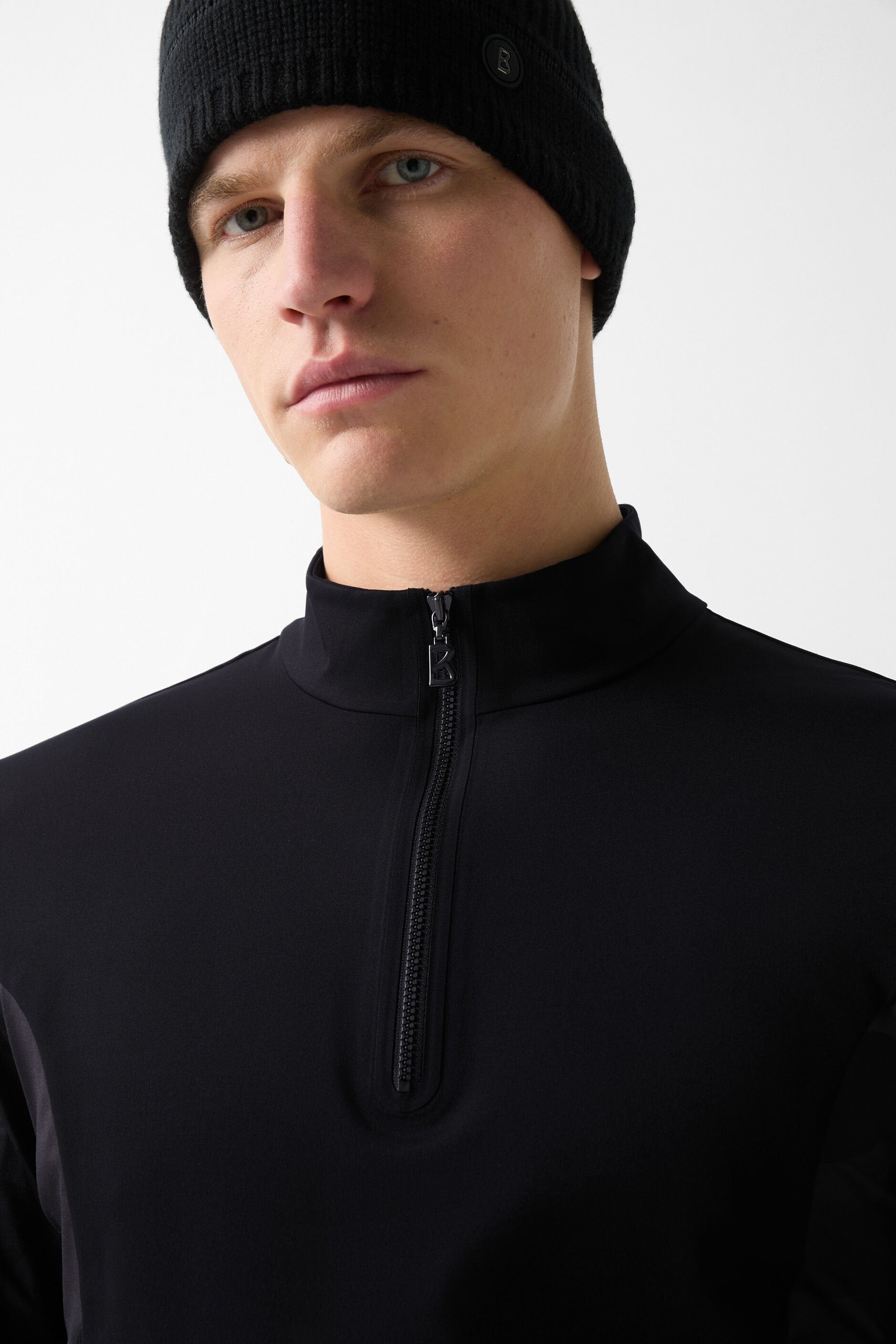 Czarny golf narciarski FLORIAN FLORIAN