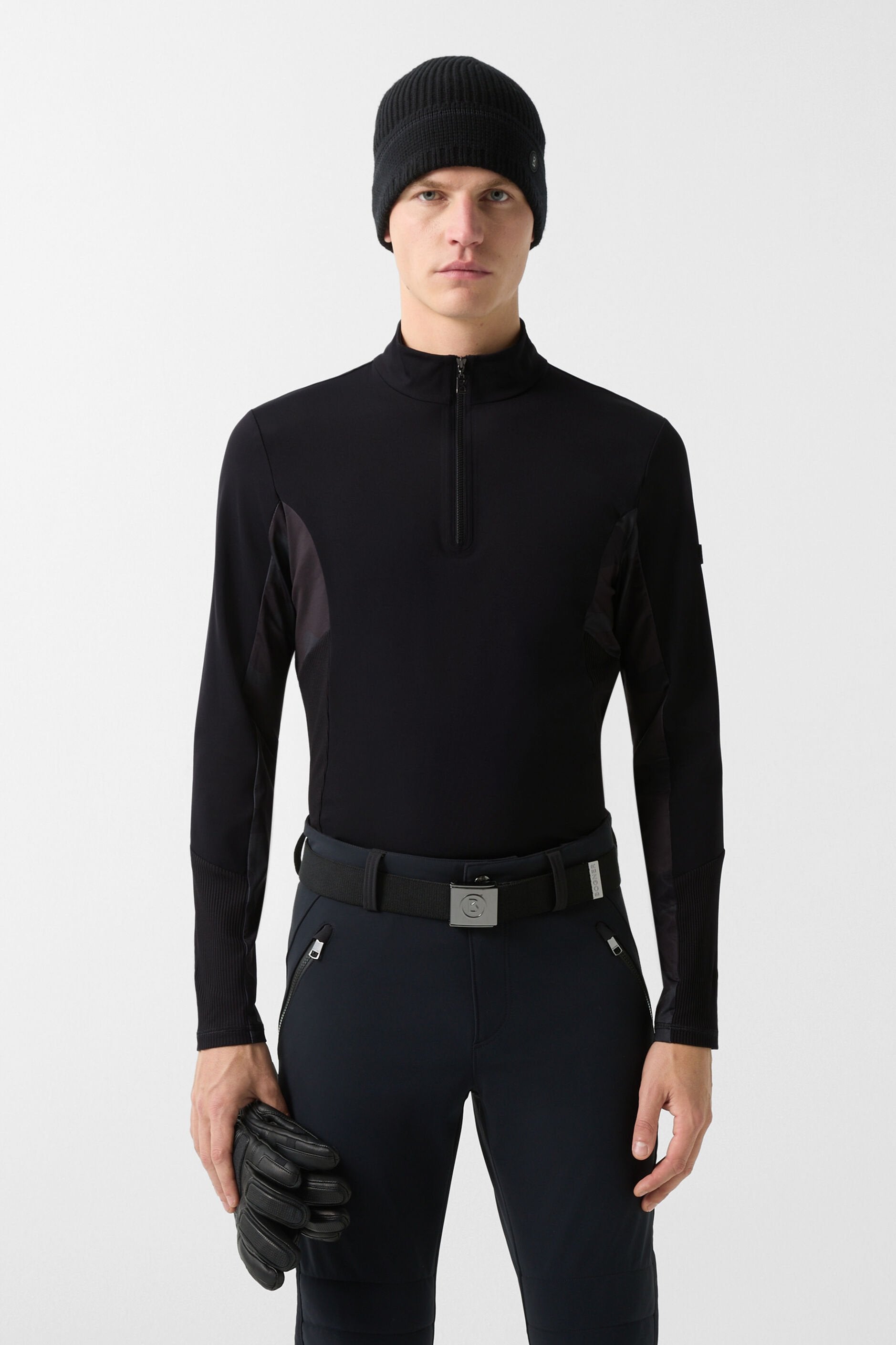 Czarny golf narciarski FLORIAN FLORIAN