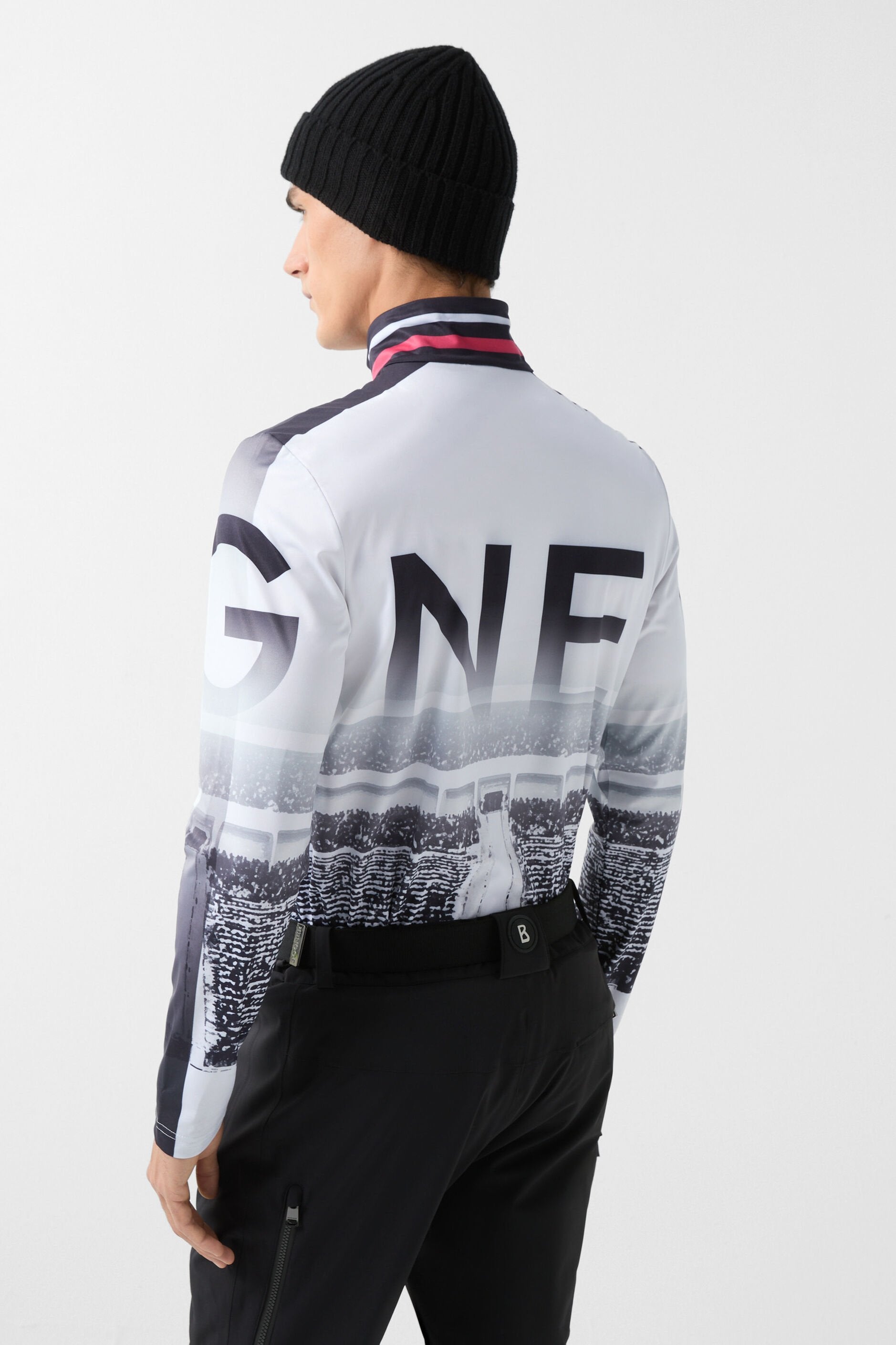 Printed ski turtleneck VERTI2