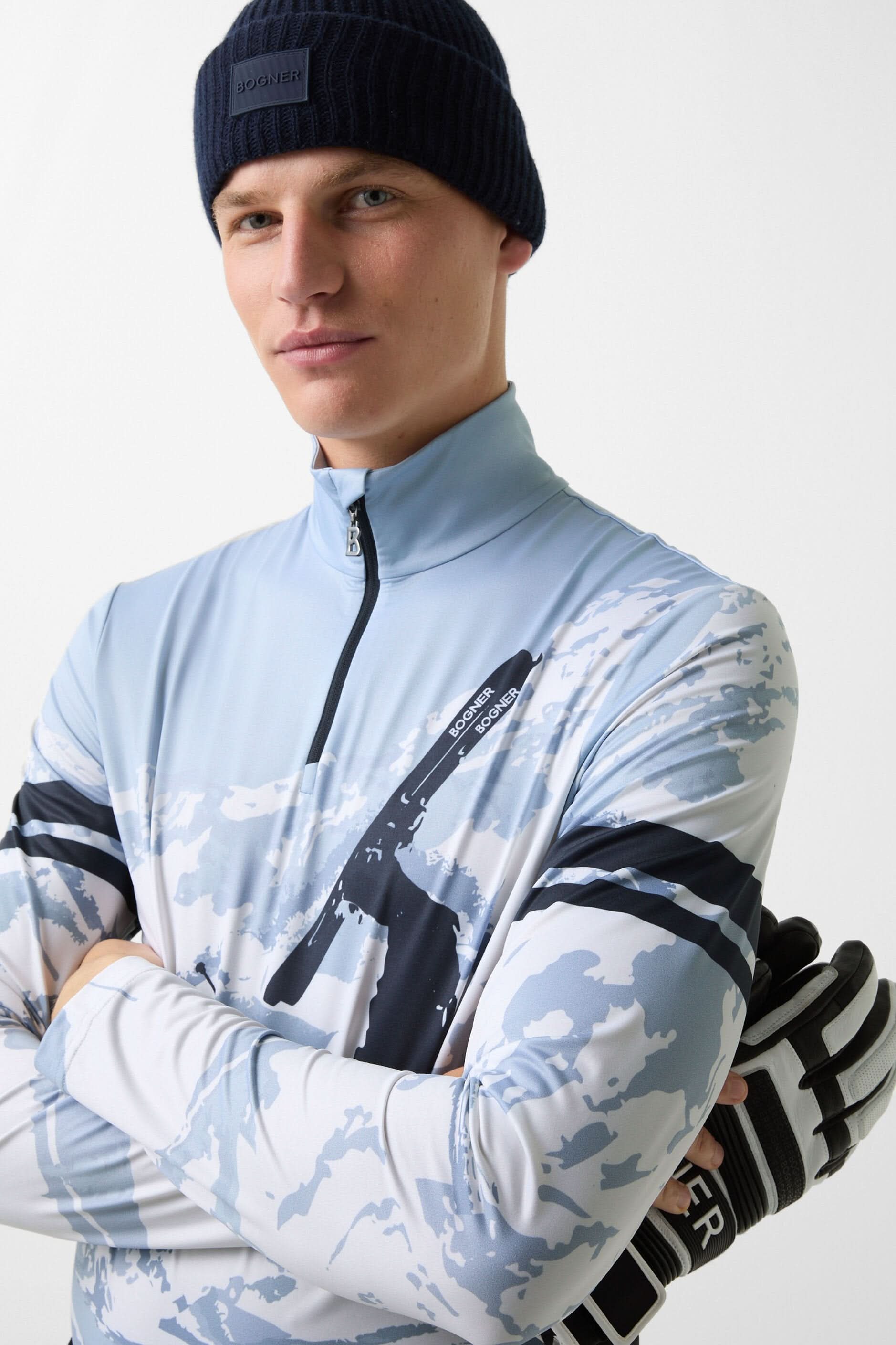 Printed ski turtleneck VERTI2