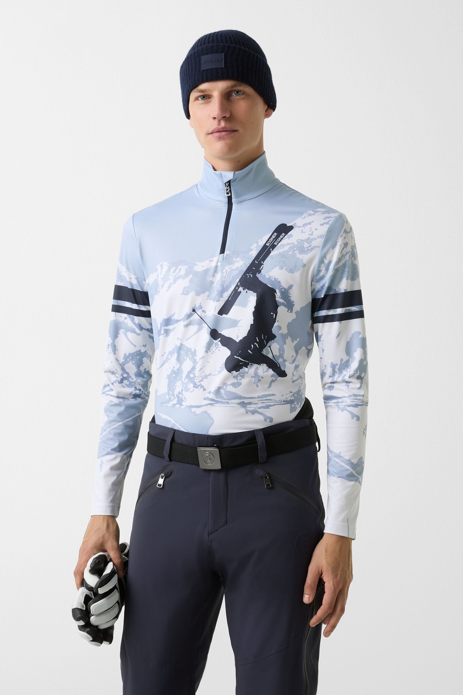 Printed ski turtleneck VERTI2