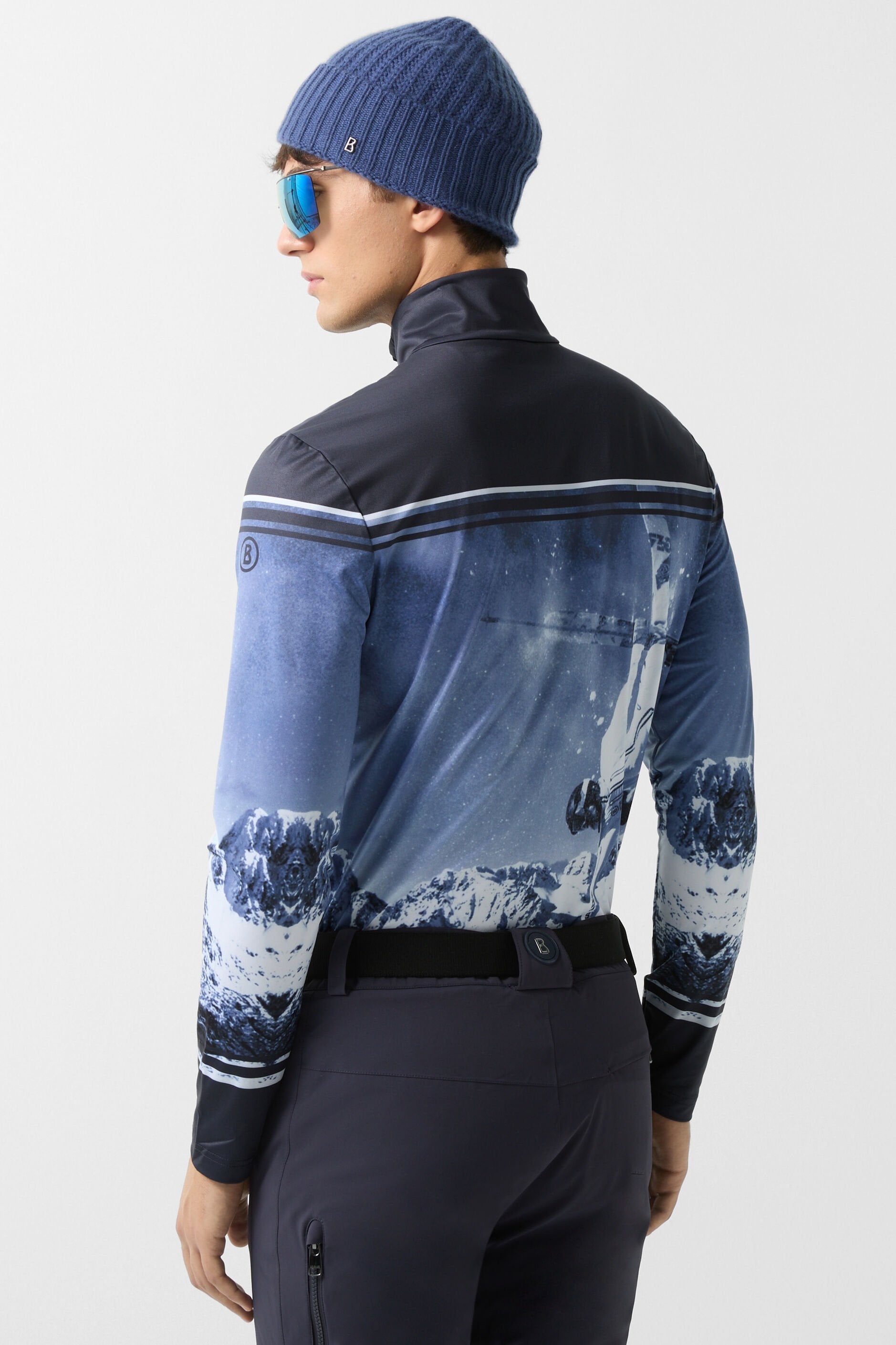 Printed ski turtleneck VERTI2