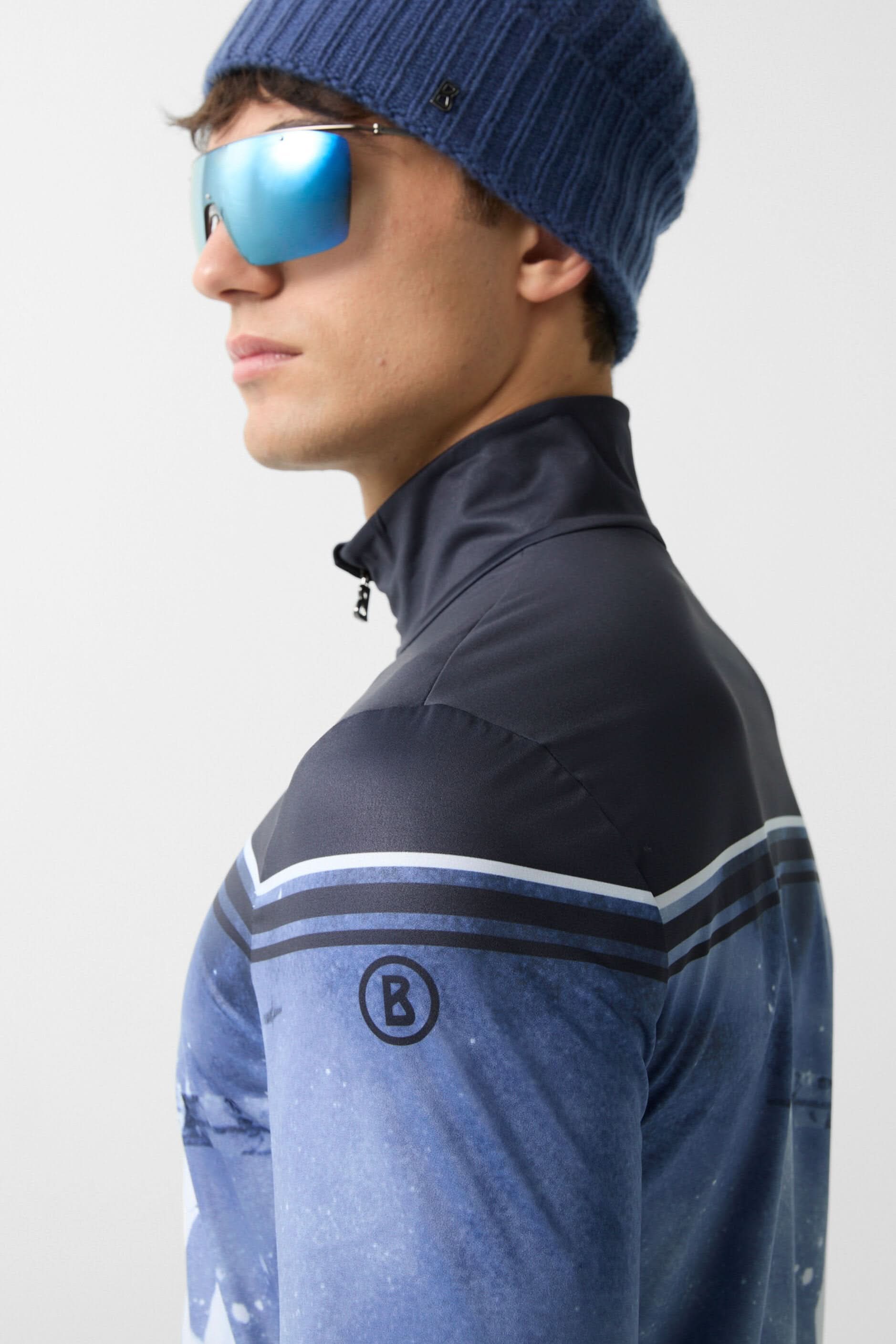 Printed ski turtleneck VERTI2