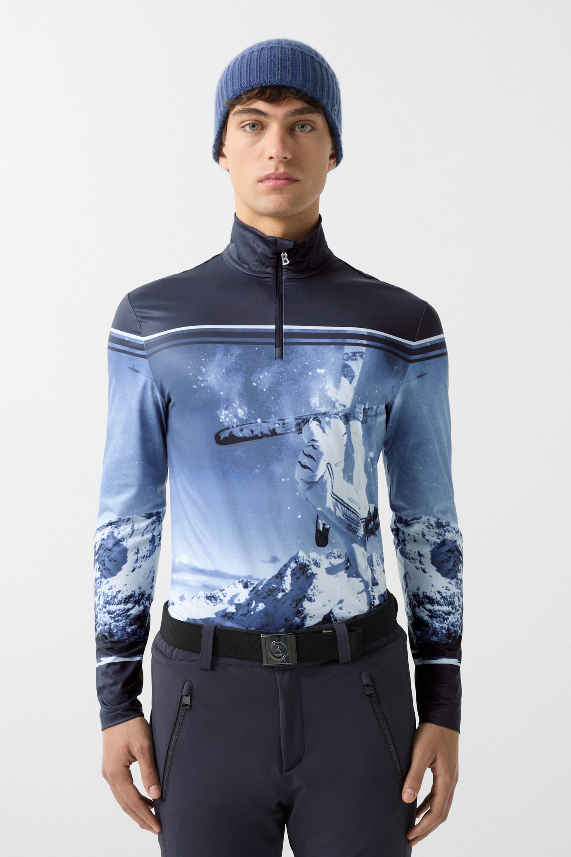 Printed ski turtleneck VERTI2
