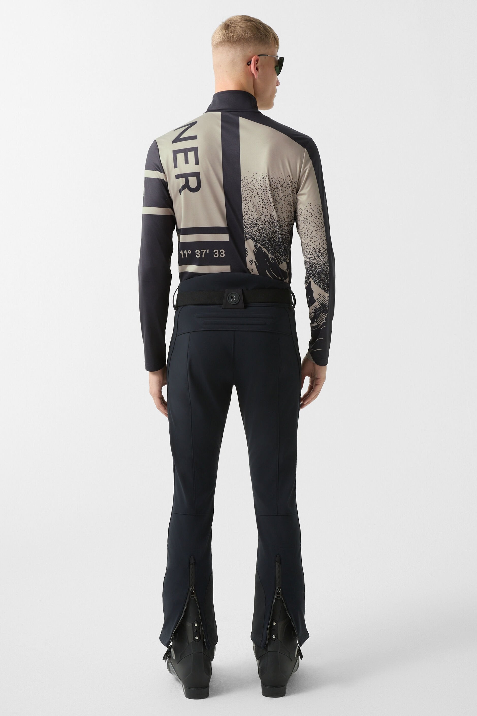 Printed ski turtleneck VERTI2