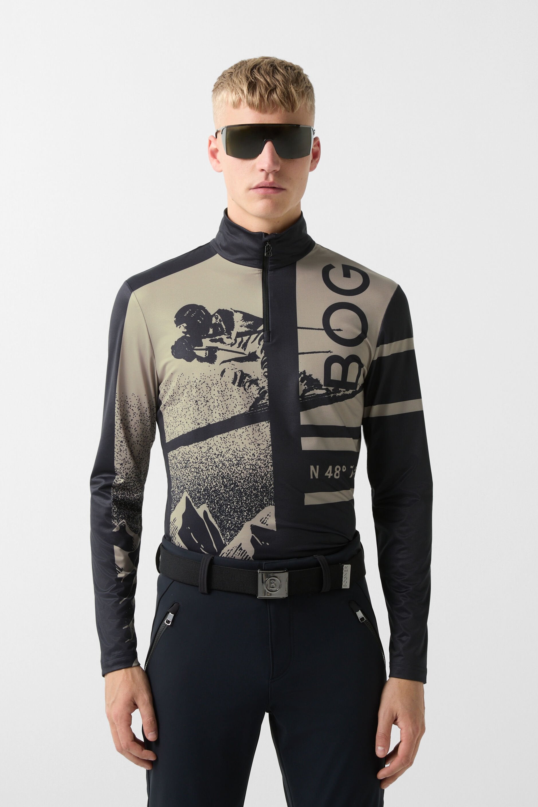 Printed ski turtleneck VERTI2