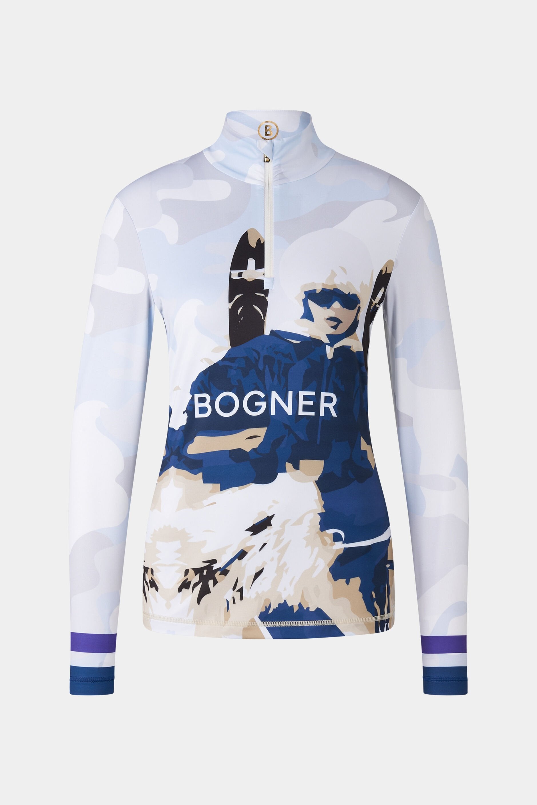 Golf narciarski z printem BELINE3