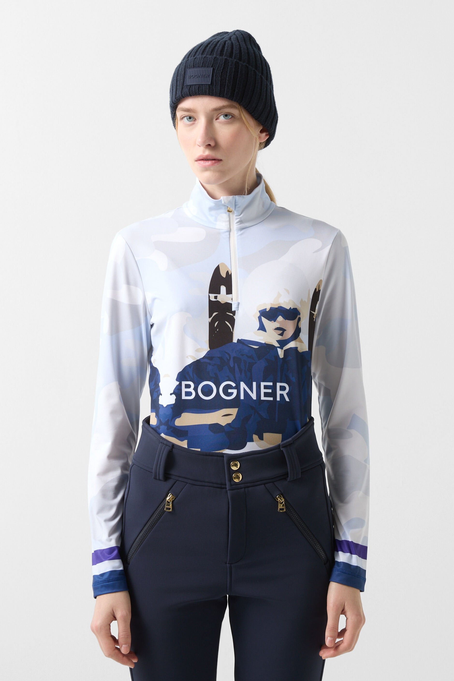 Golf narciarski z printem BELINE3