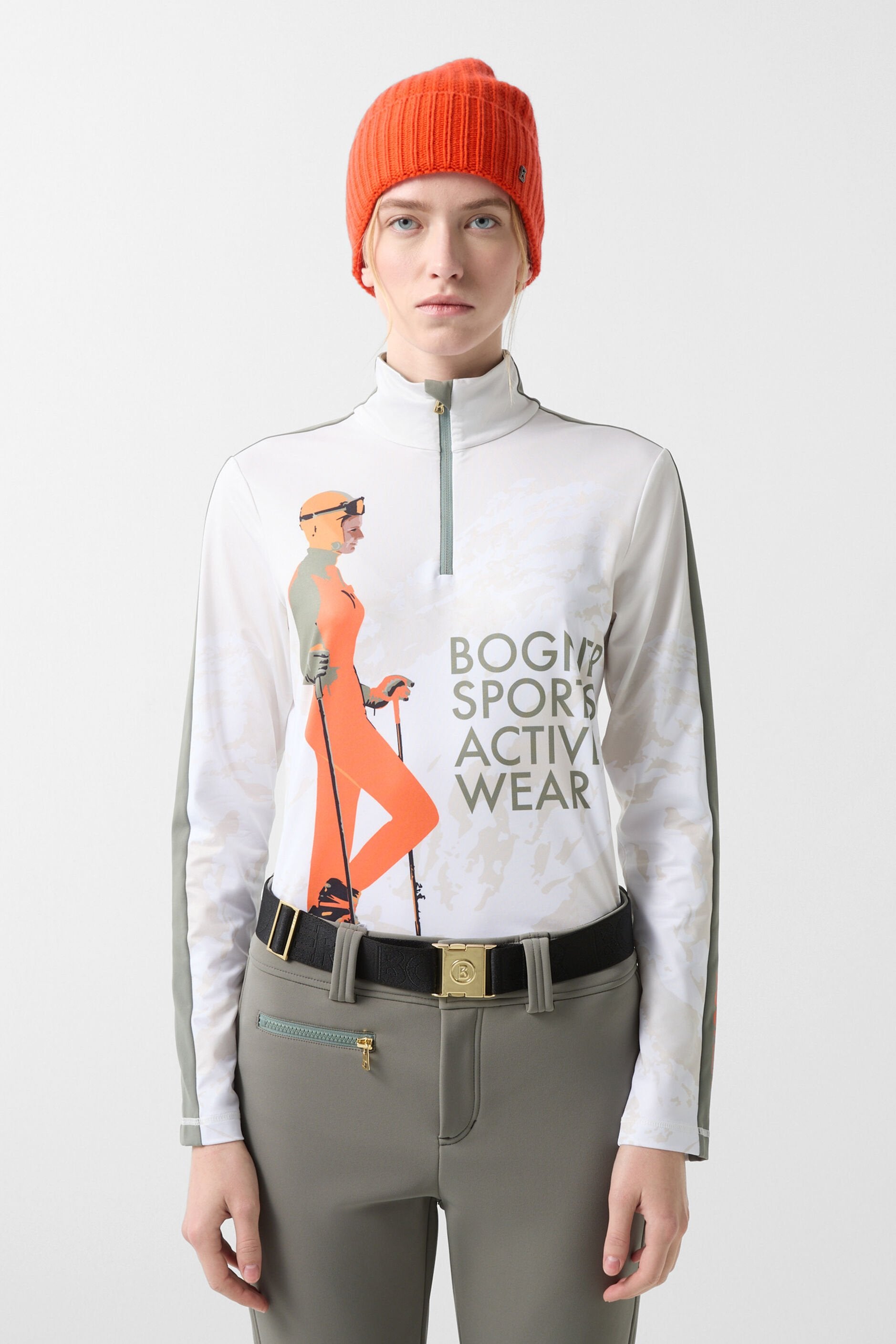 Golf narciarski z printem JULINA