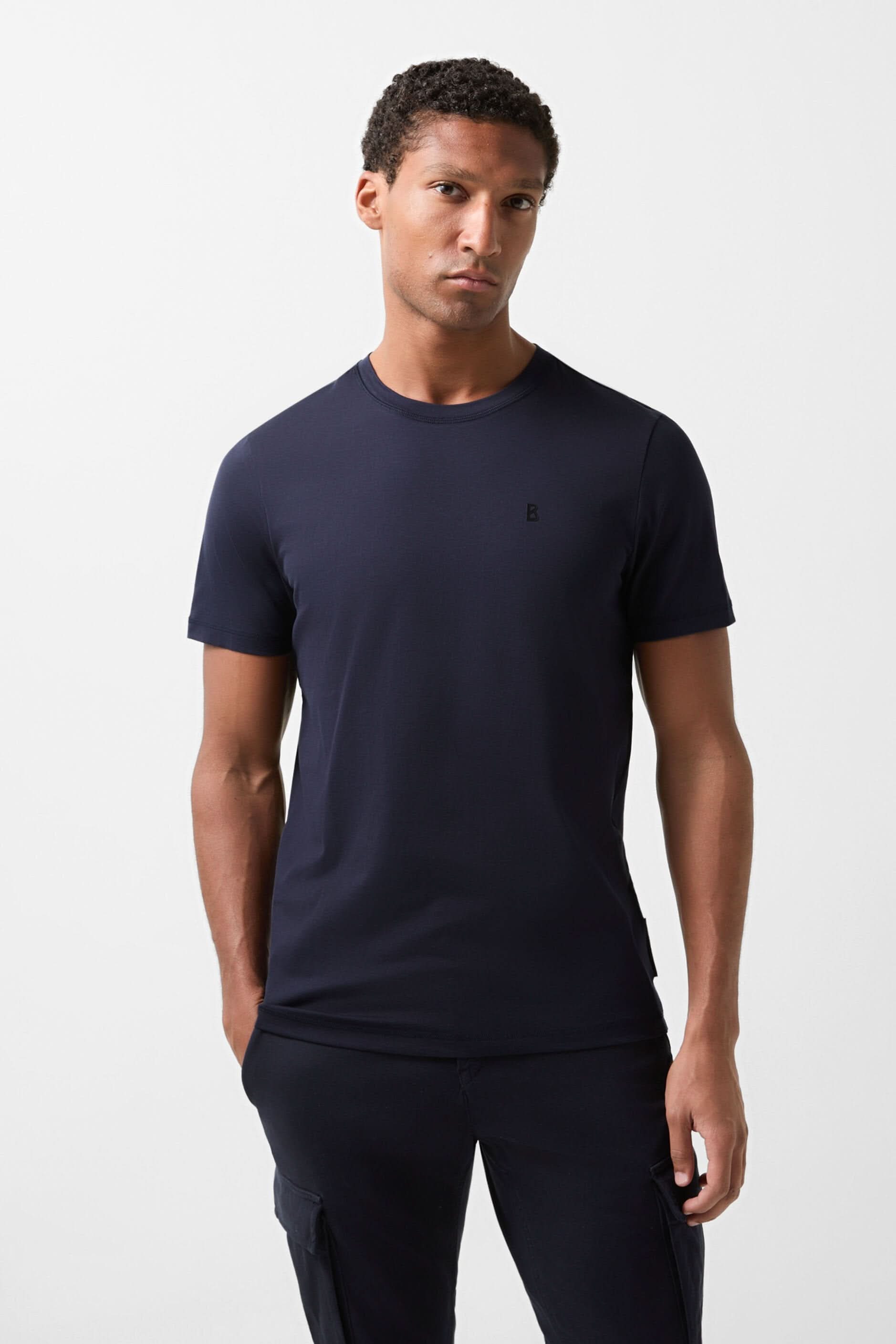 Granatowy t-shirt ROC