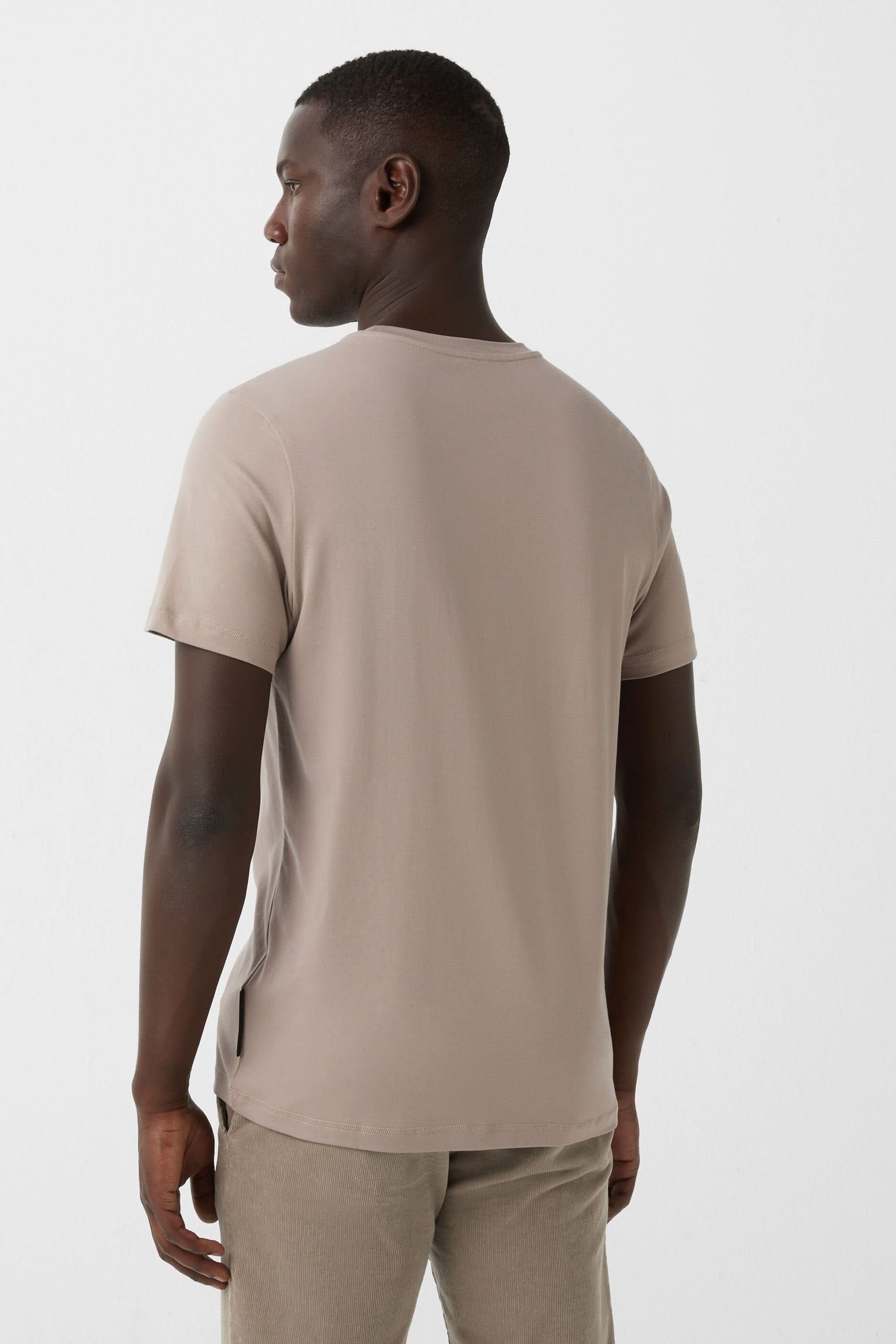 Beżowy t-shirt ROC