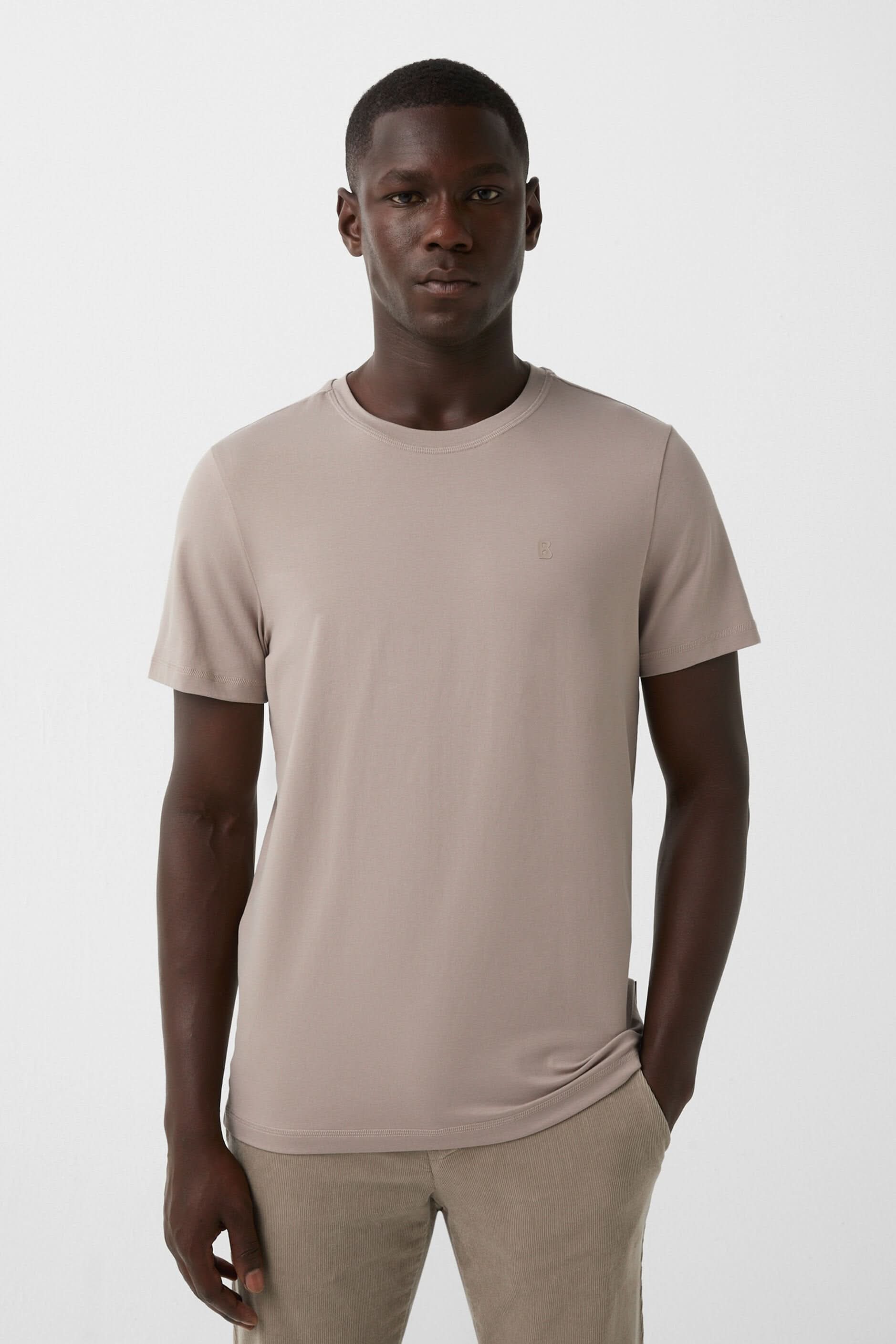 Beżowy t-shirt ROC