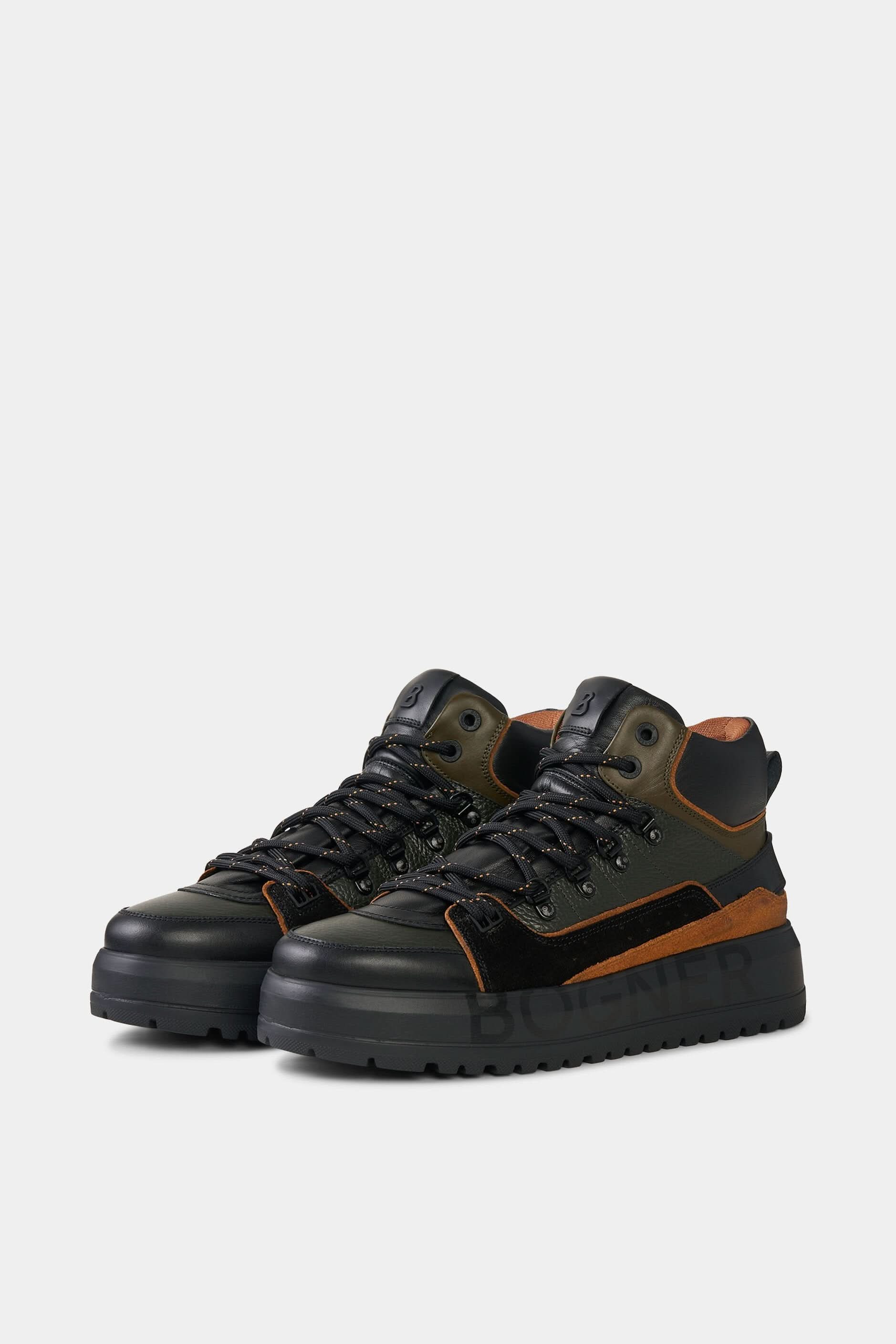 Brązowe skórzane sneakersy ANTWERP M