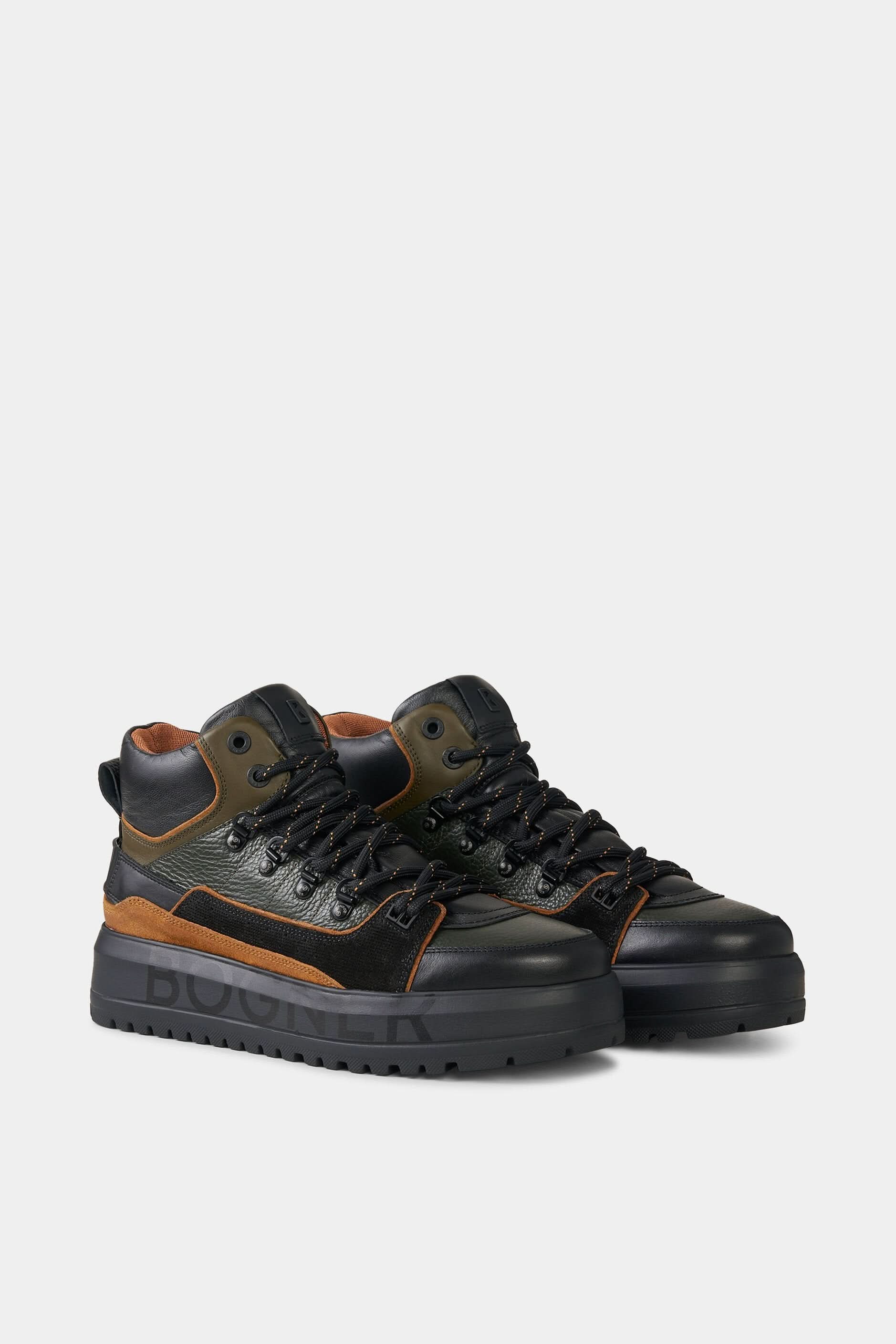 Brązowe skórzane sneakersy ANTWERP M