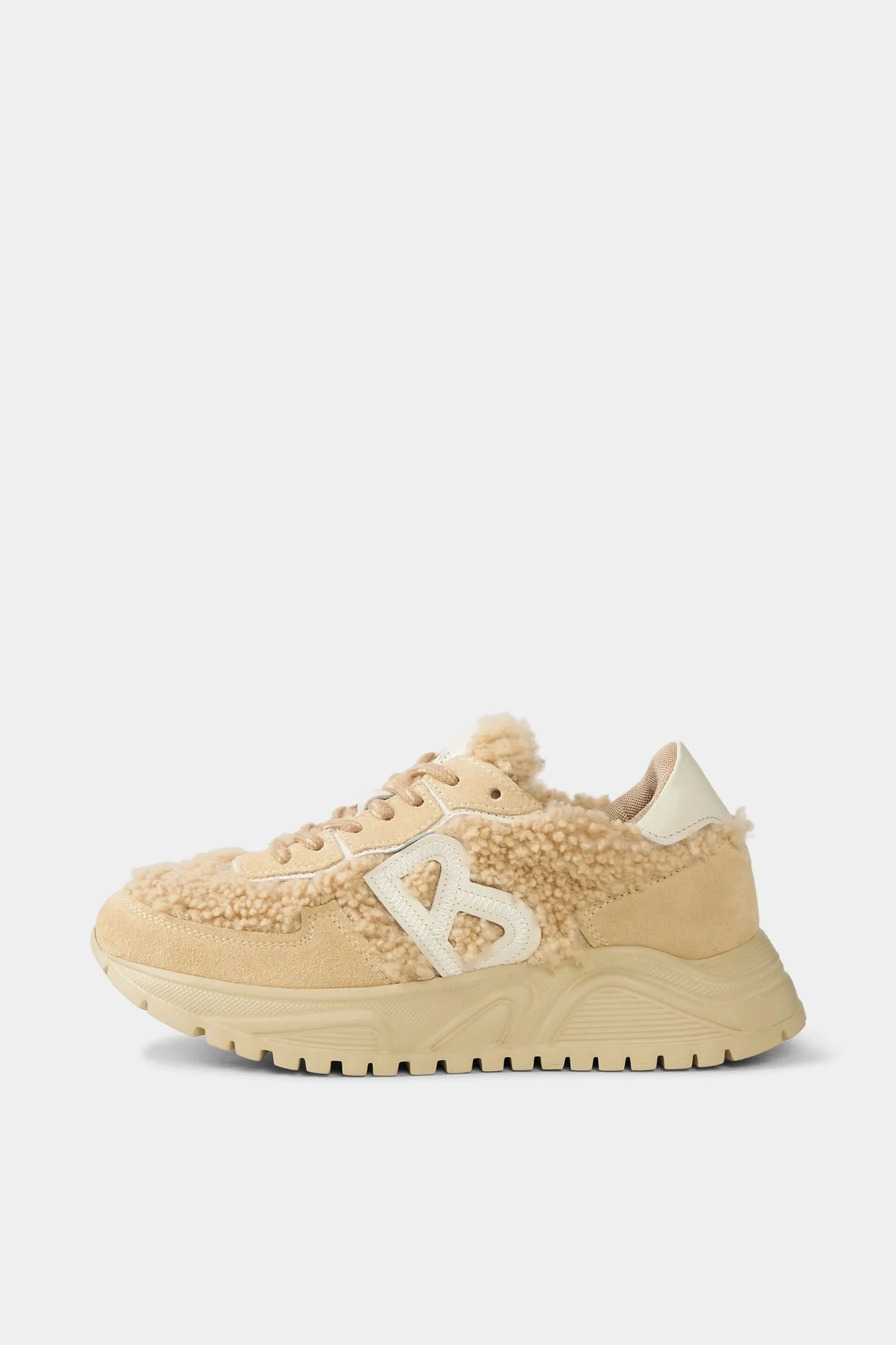 Beige winter sneakers MALAGA 27