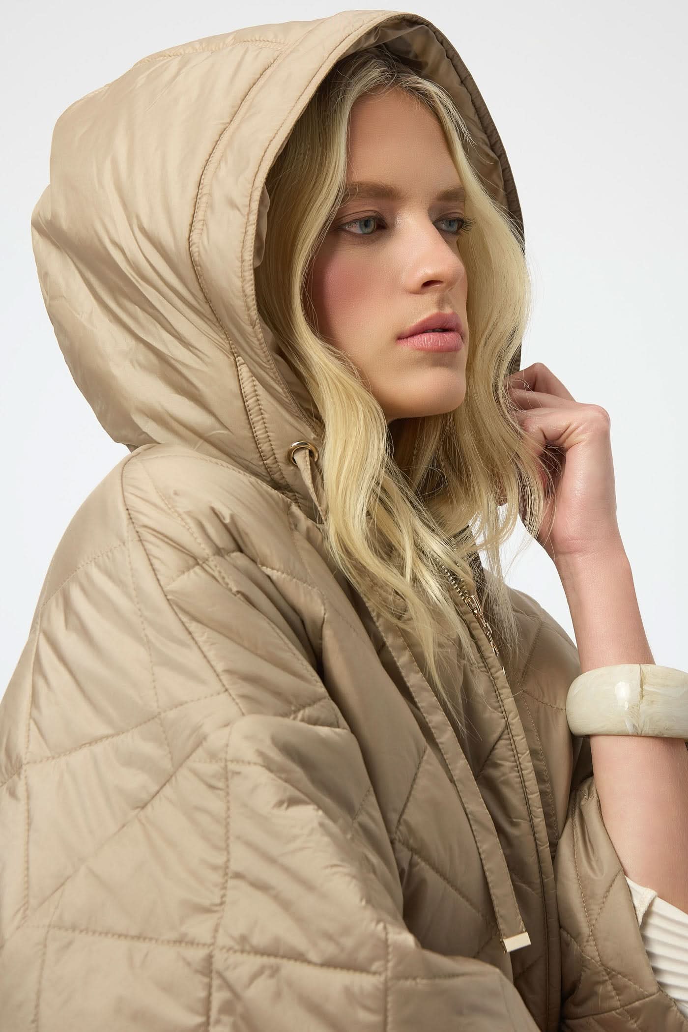 Gold quilted jacket