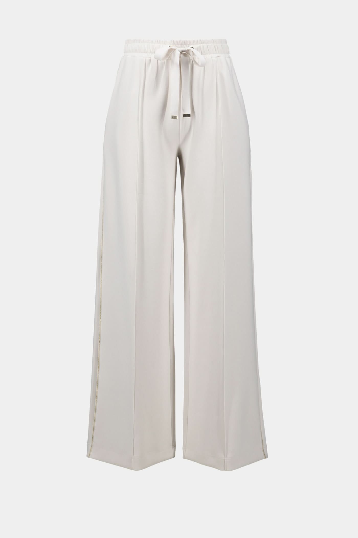 Beige Relaxed Full Pants