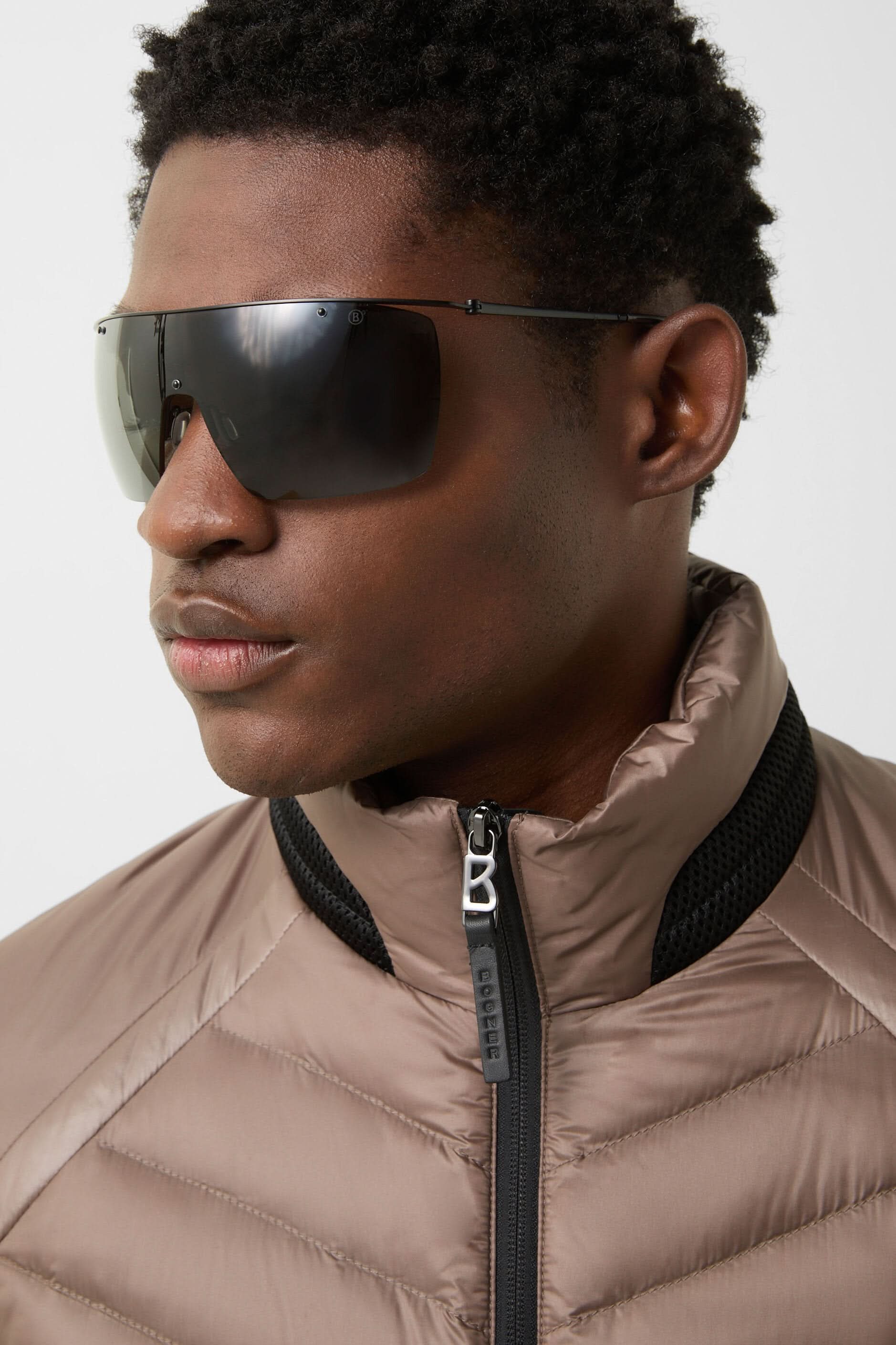 Brown down jacket LIMAN-D