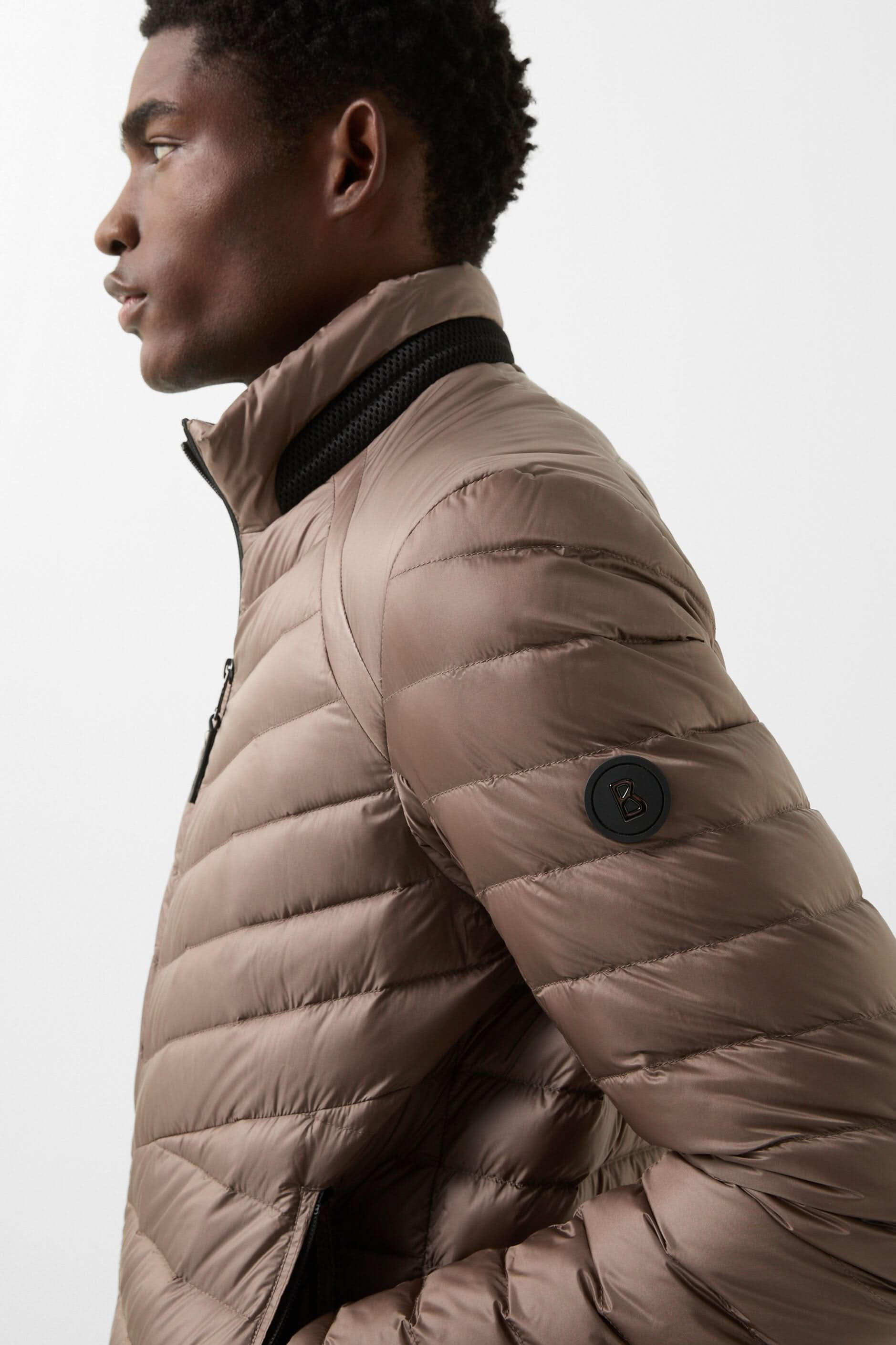 Brown down jacket LIMAN-D