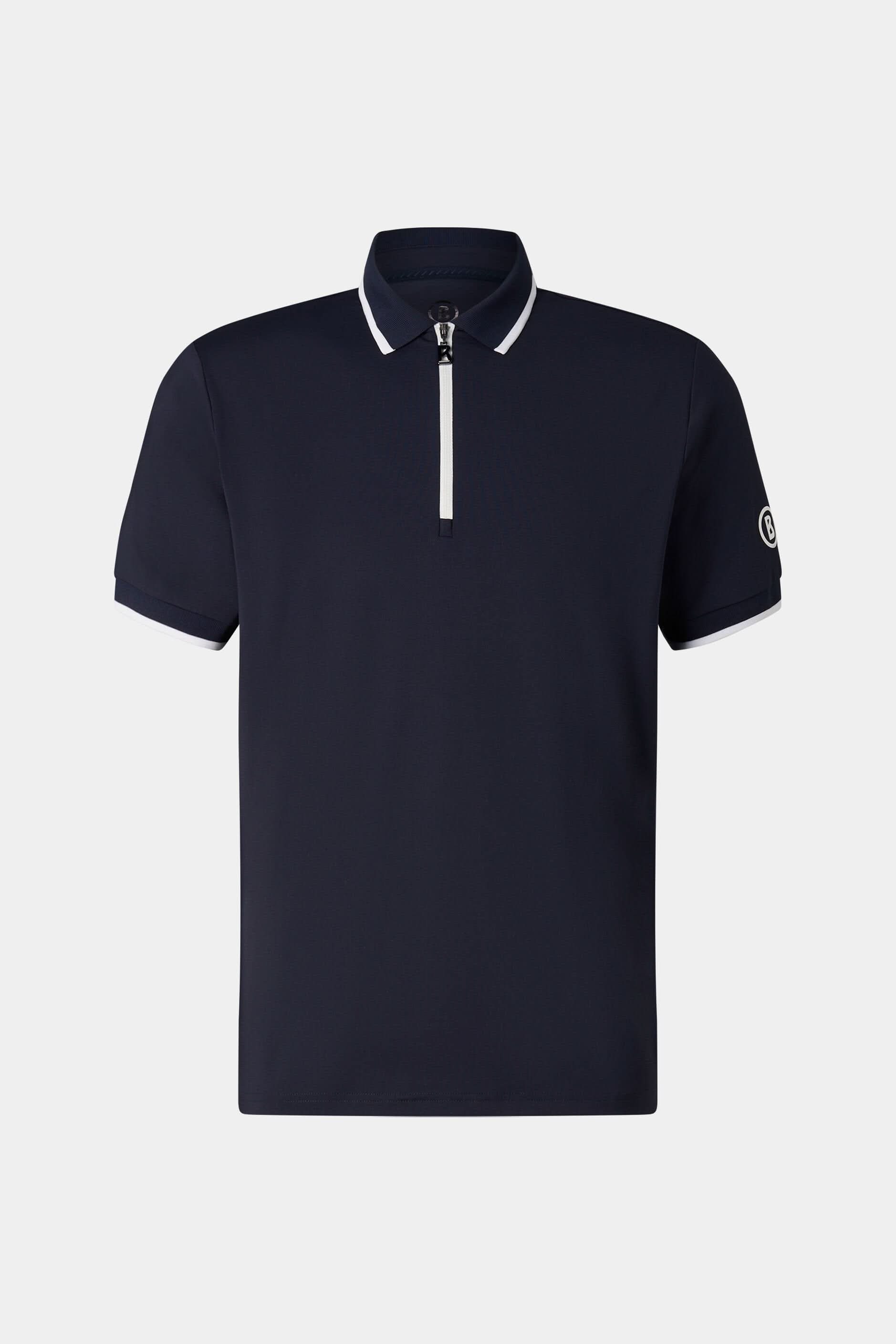 Granatowa koszulka funkcjonalna polo CODY2