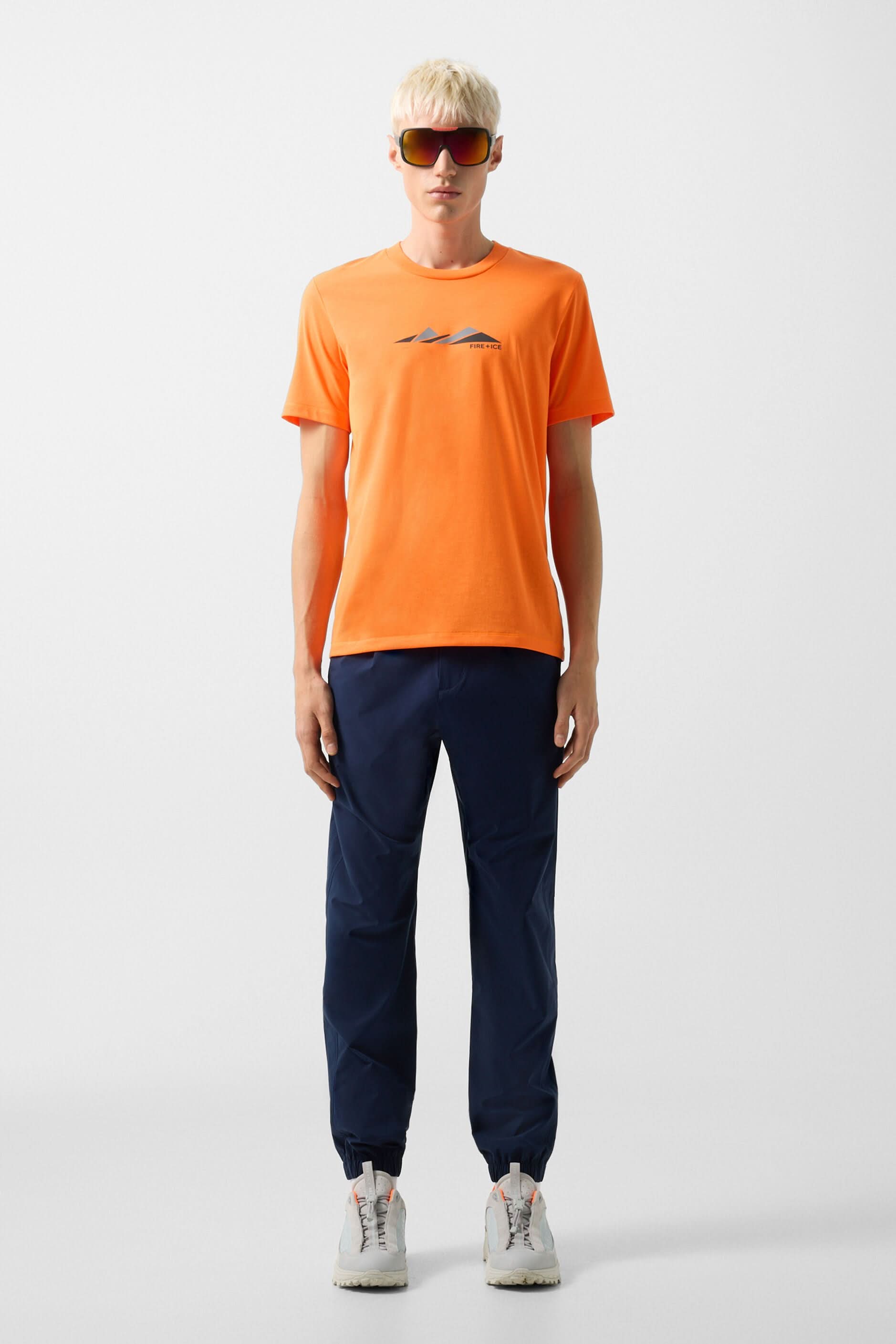 Pomarańczowy T-shirt PACO