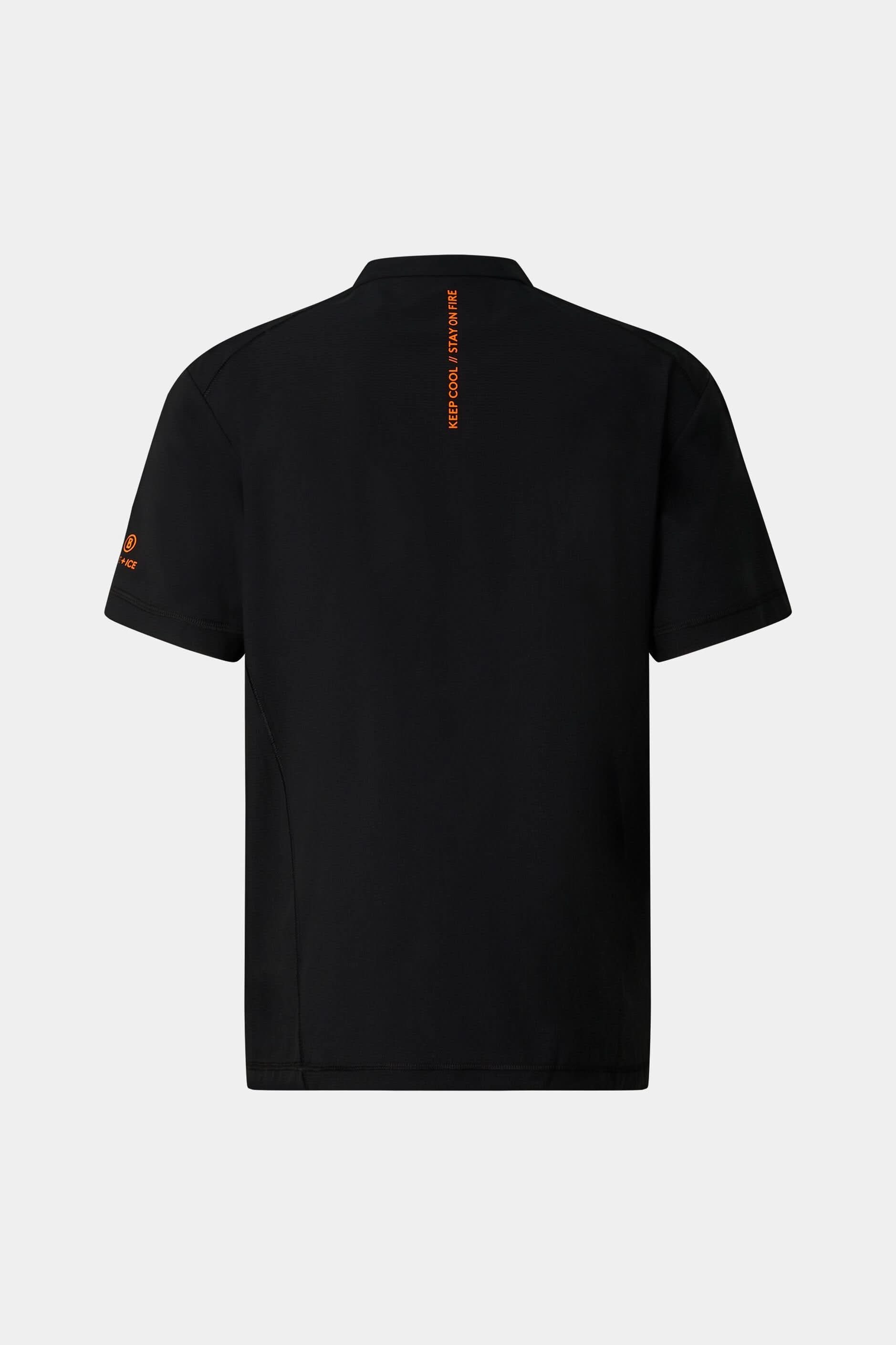 Czarny T-shirt AOULI