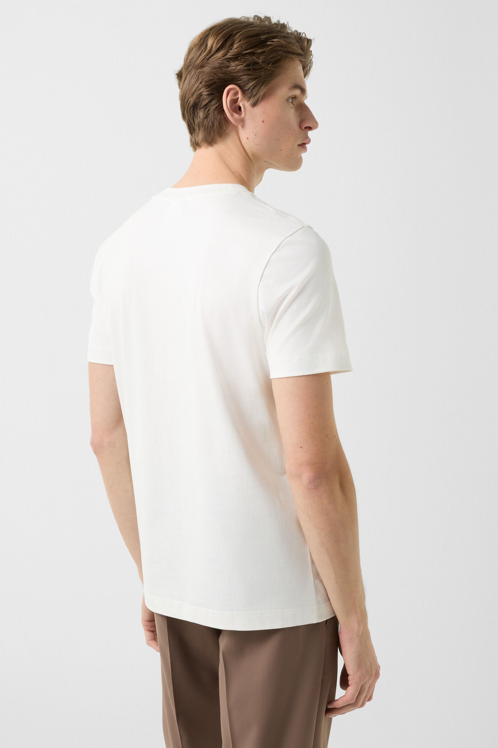 Biały T-shirt RYAN