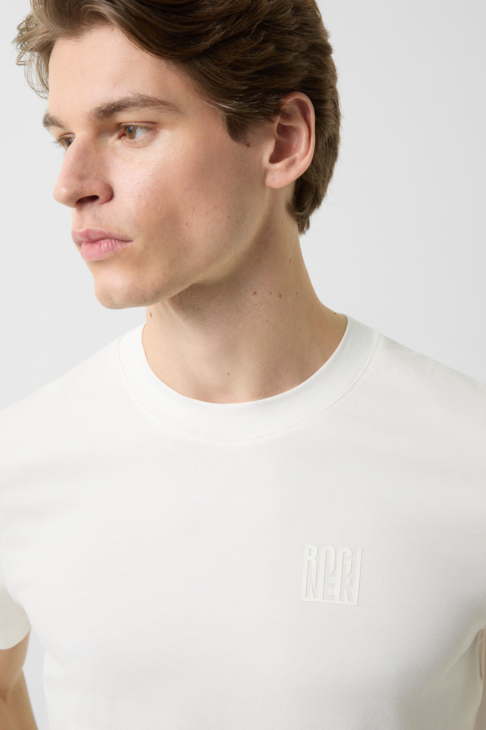 Biały T-shirt RYAN