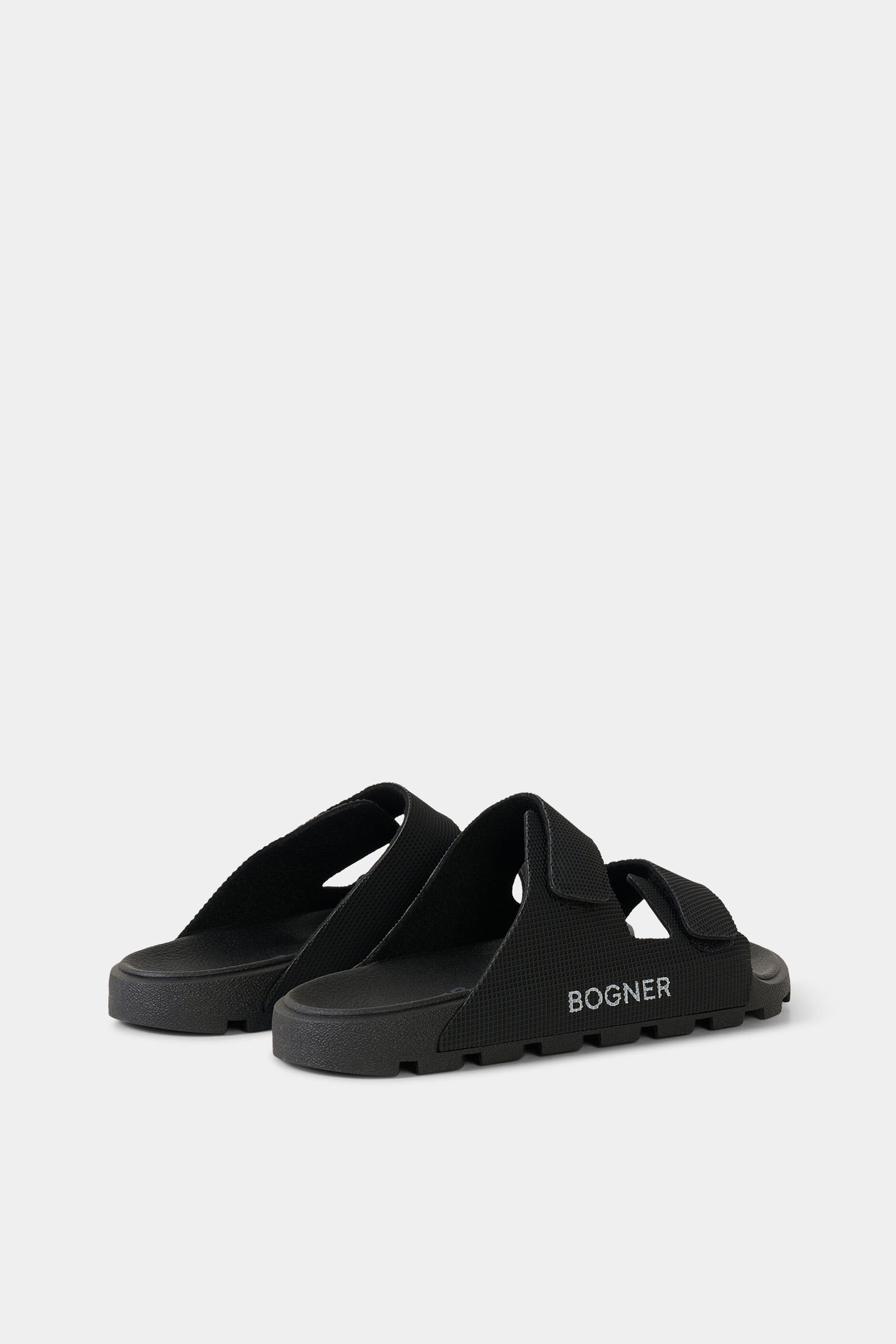 Czarne klapki męskie BIARRITZ M3