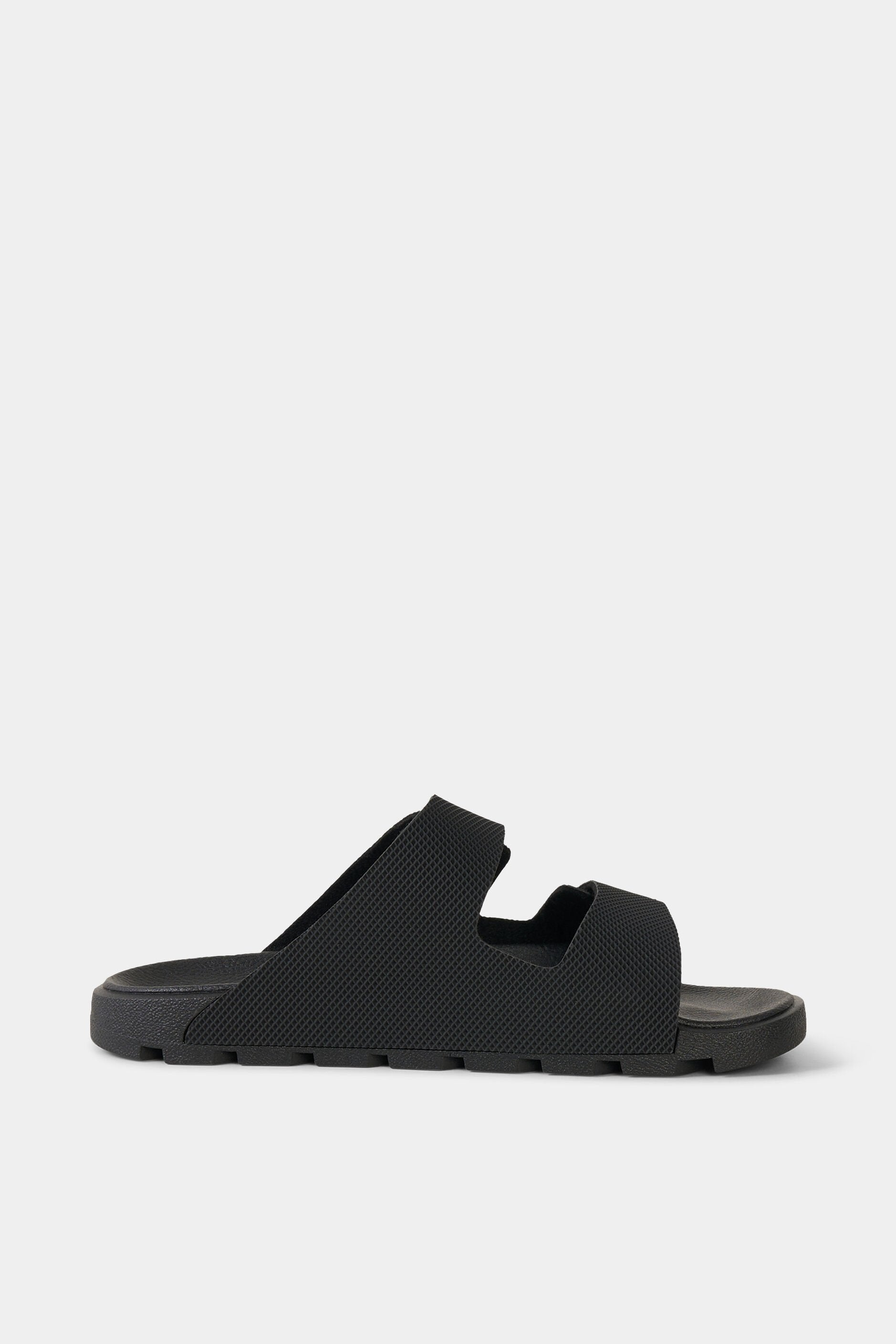 Czarne klapki męskie BIARRITZ M3