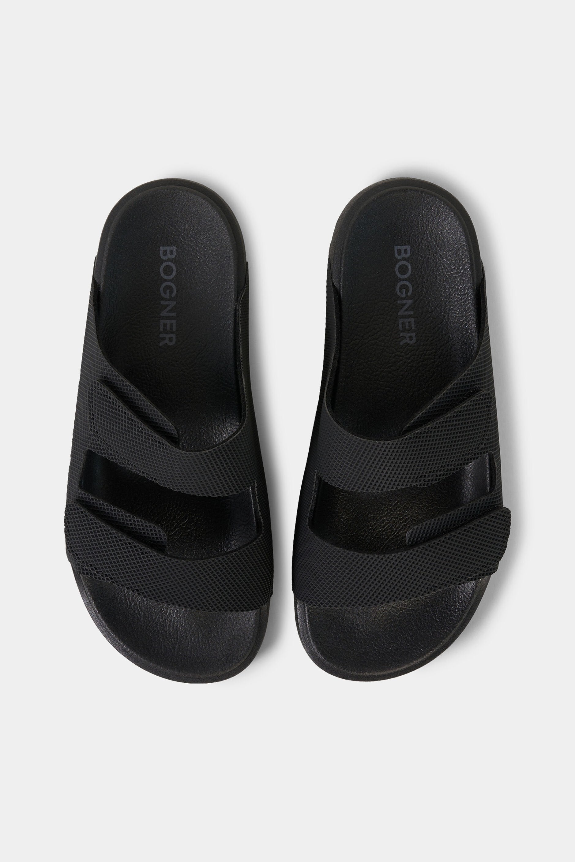 Czarne klapki męskie BIARRITZ M3