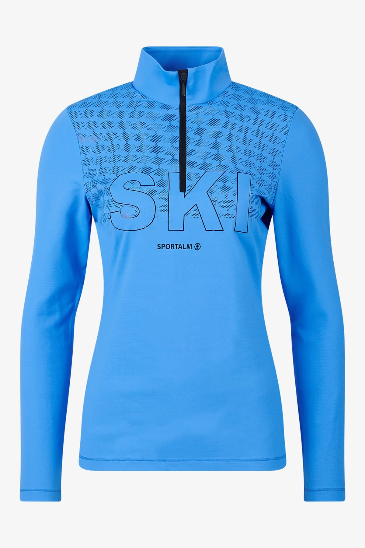 Blue turtleneck with zipper Mons NE