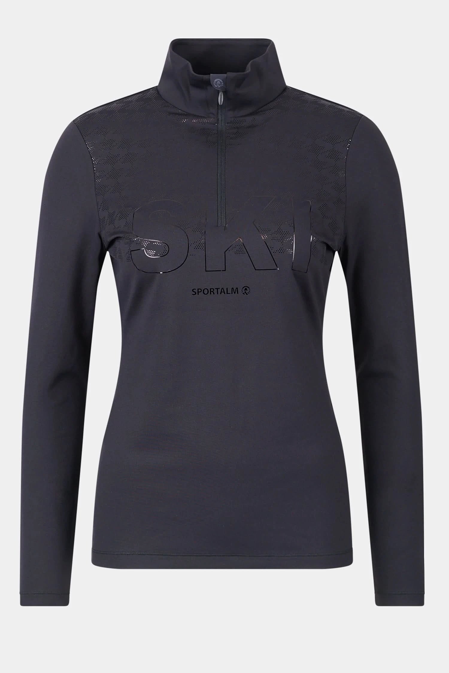 Black turtleneck 1/2 zip Mons NE