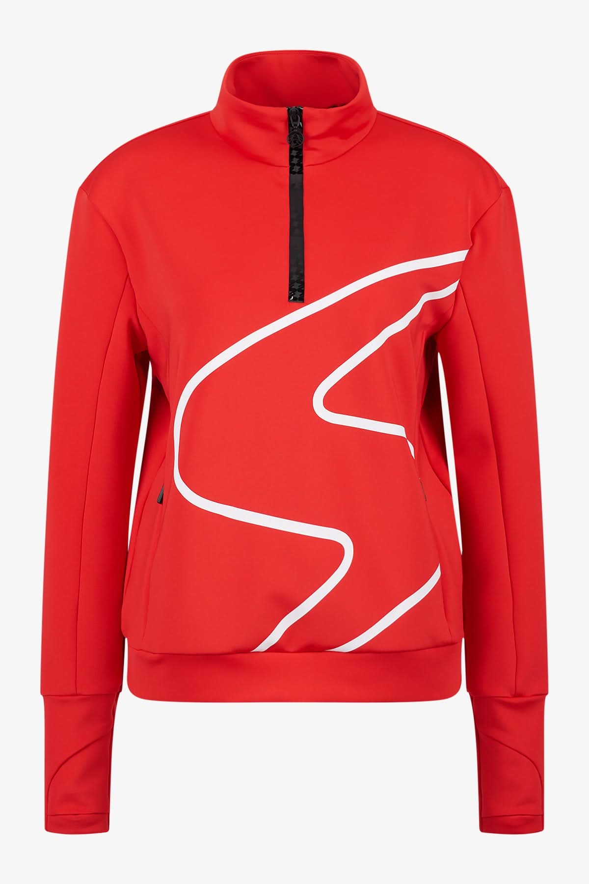 Red Verona ST 1/2 zip sweatshirt