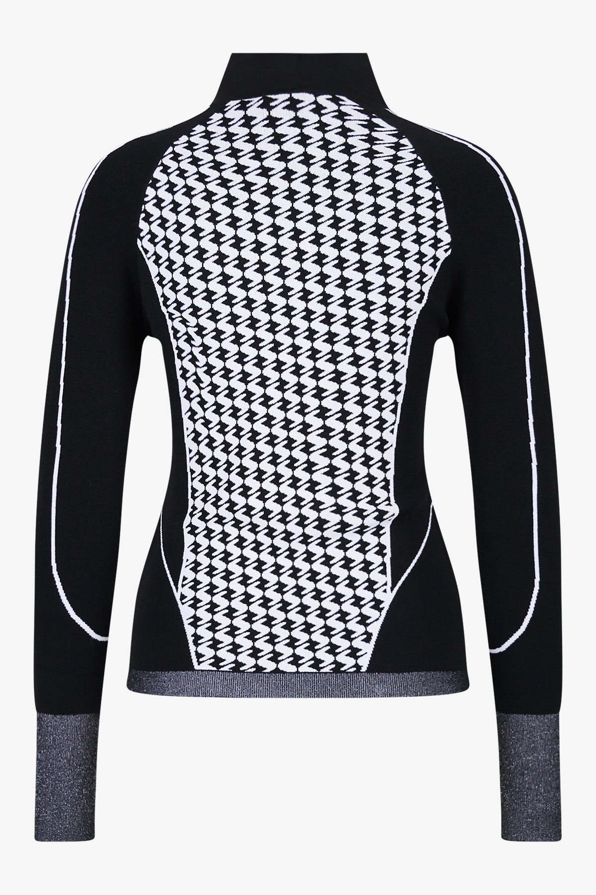 Sweter z wiskozy z zamkiem 1/2 Arco