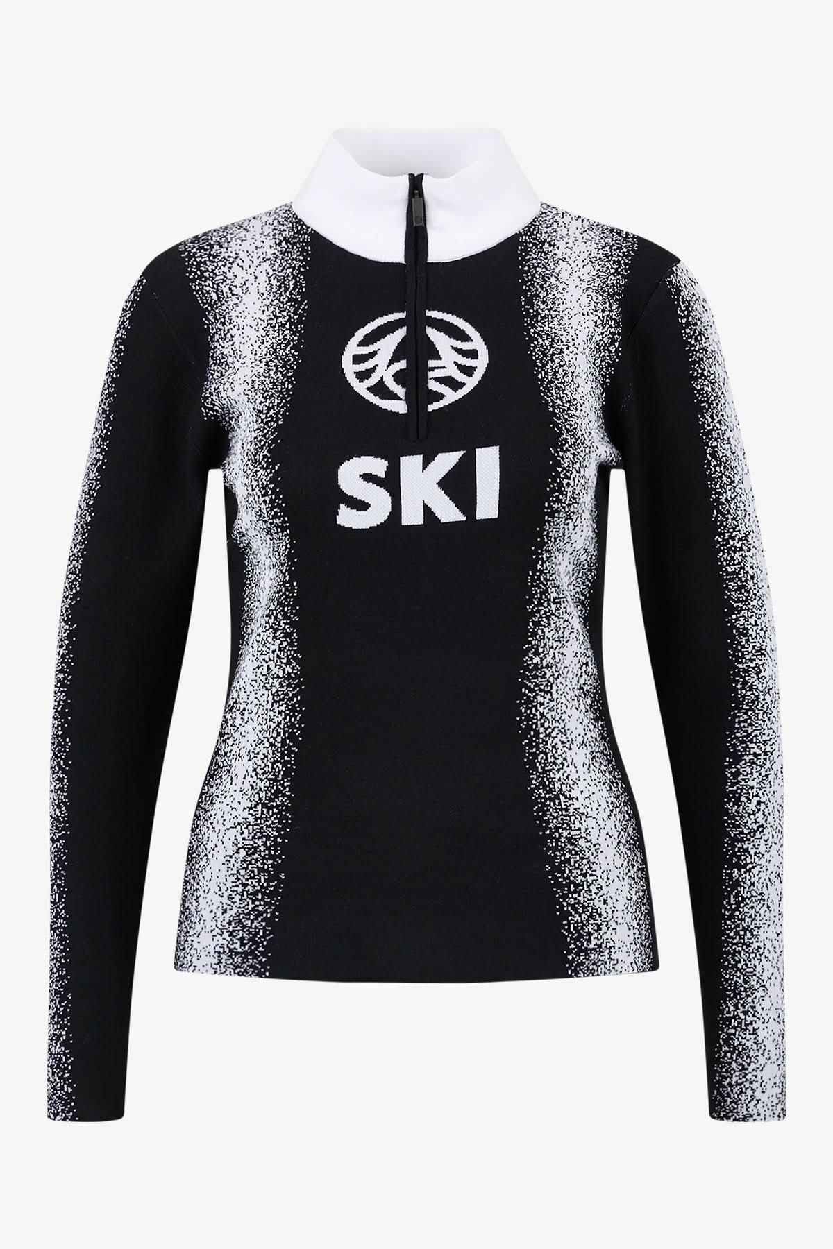 Washington Half Zip Viscose Sweater