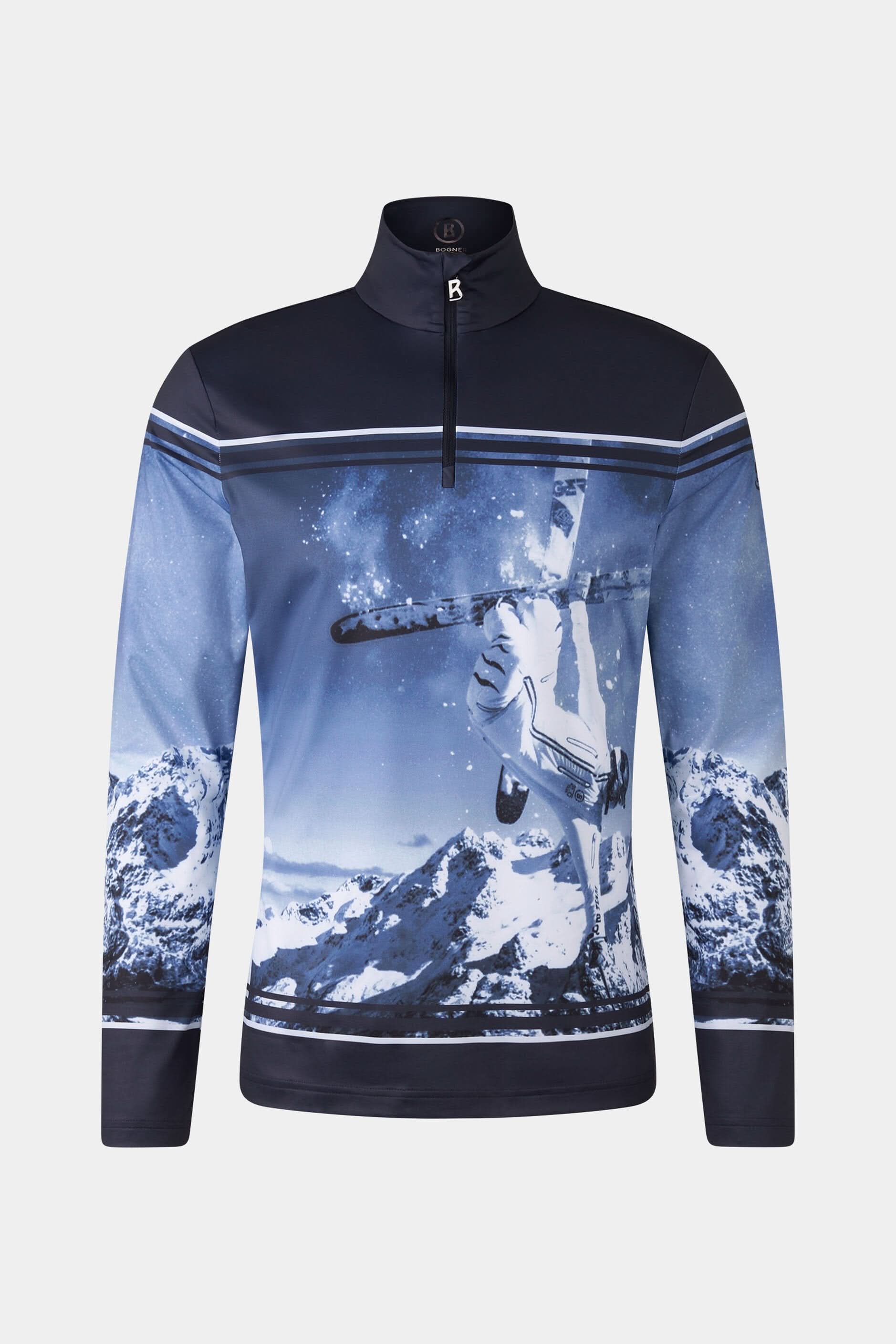 Printed ski turtleneck VERTI2