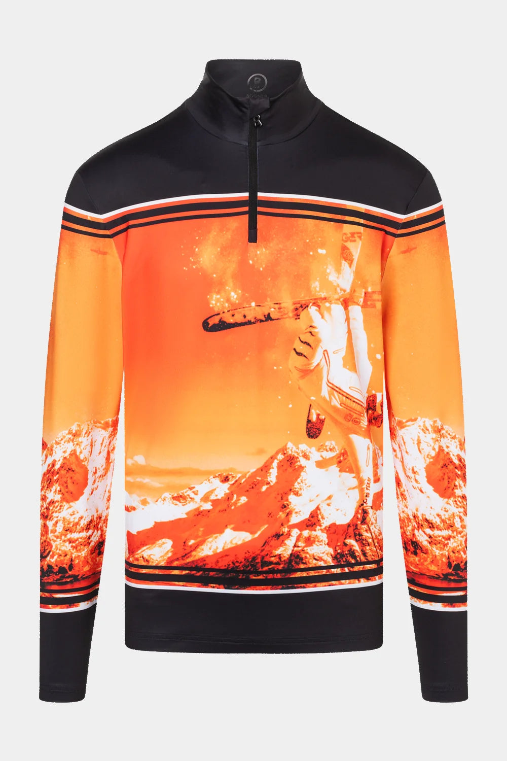 Printed ski turtleneck VERTI2