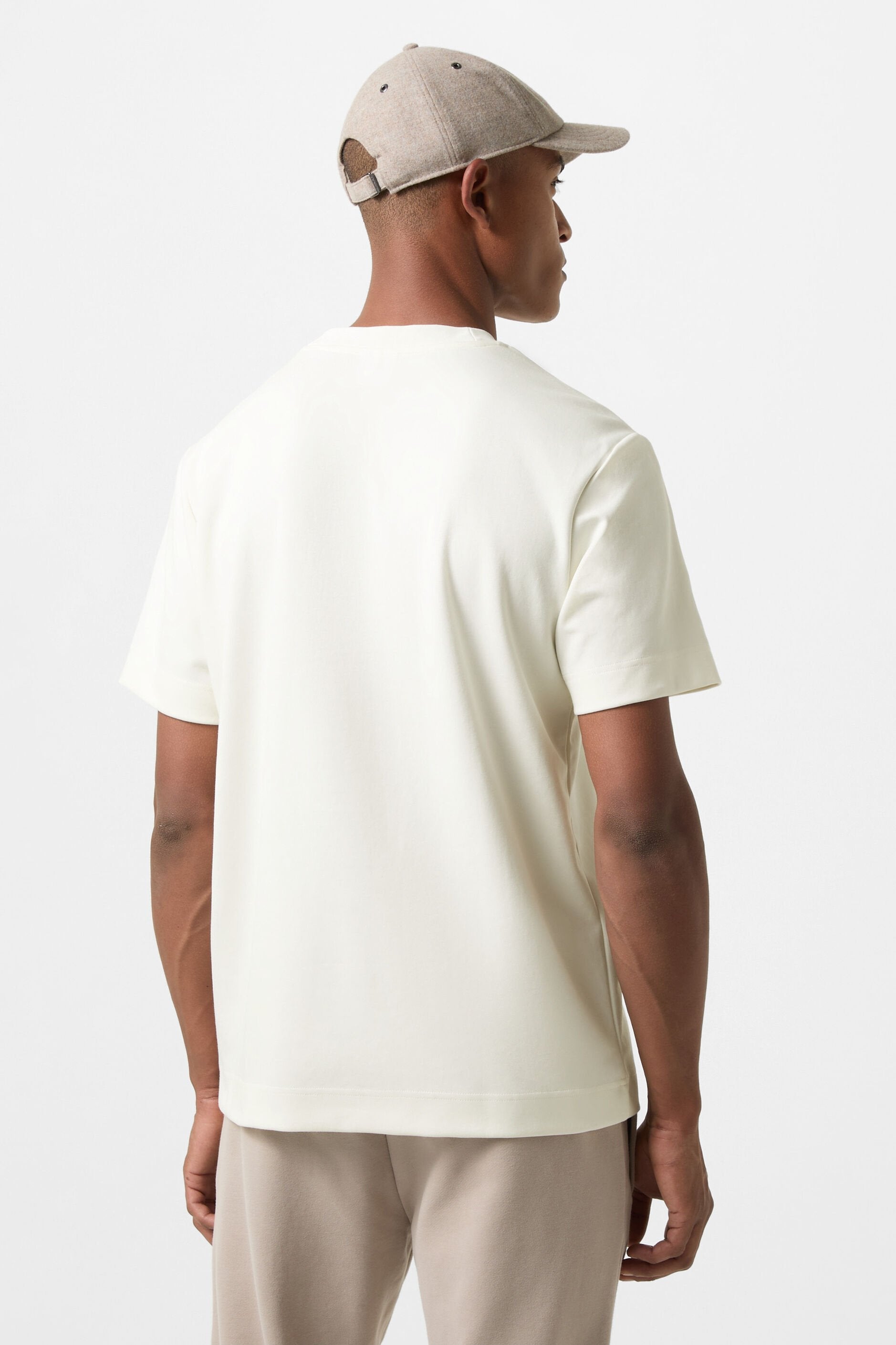 Biały t-shirt LUKAS-2