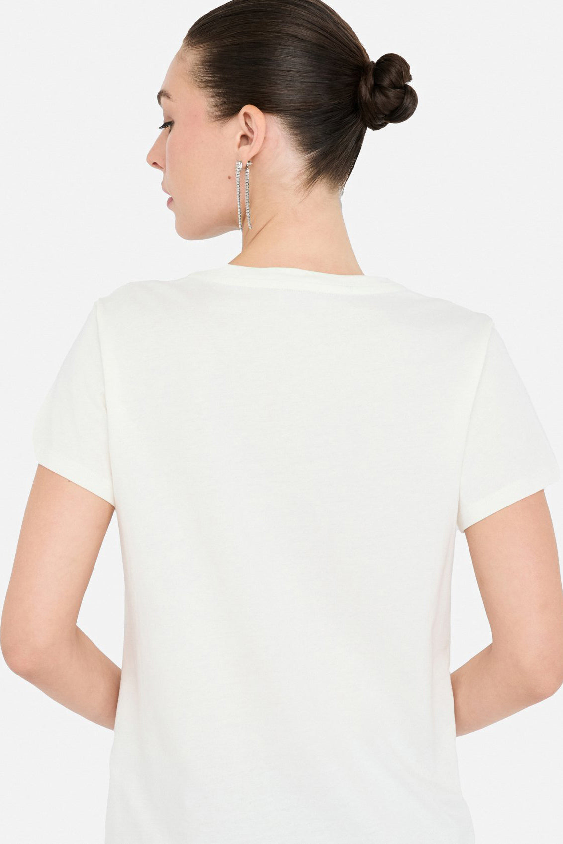 Biały t-shirt damski