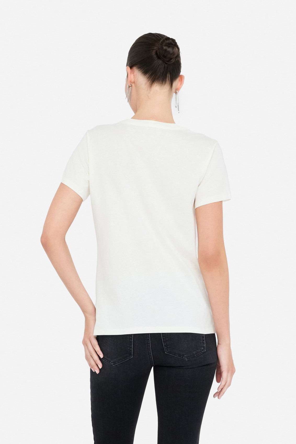 Biały t-shirt damski