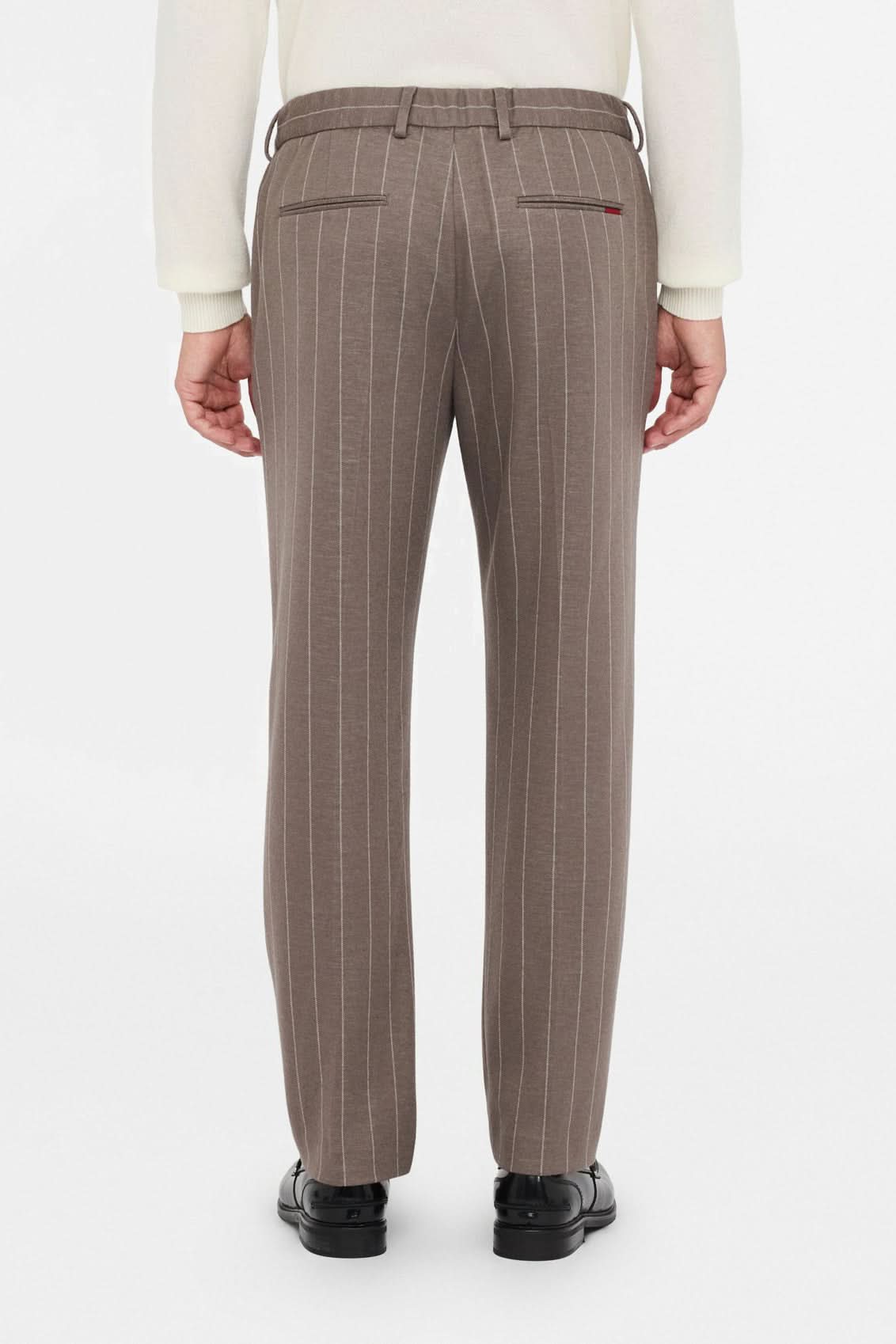 Brown wool trousers