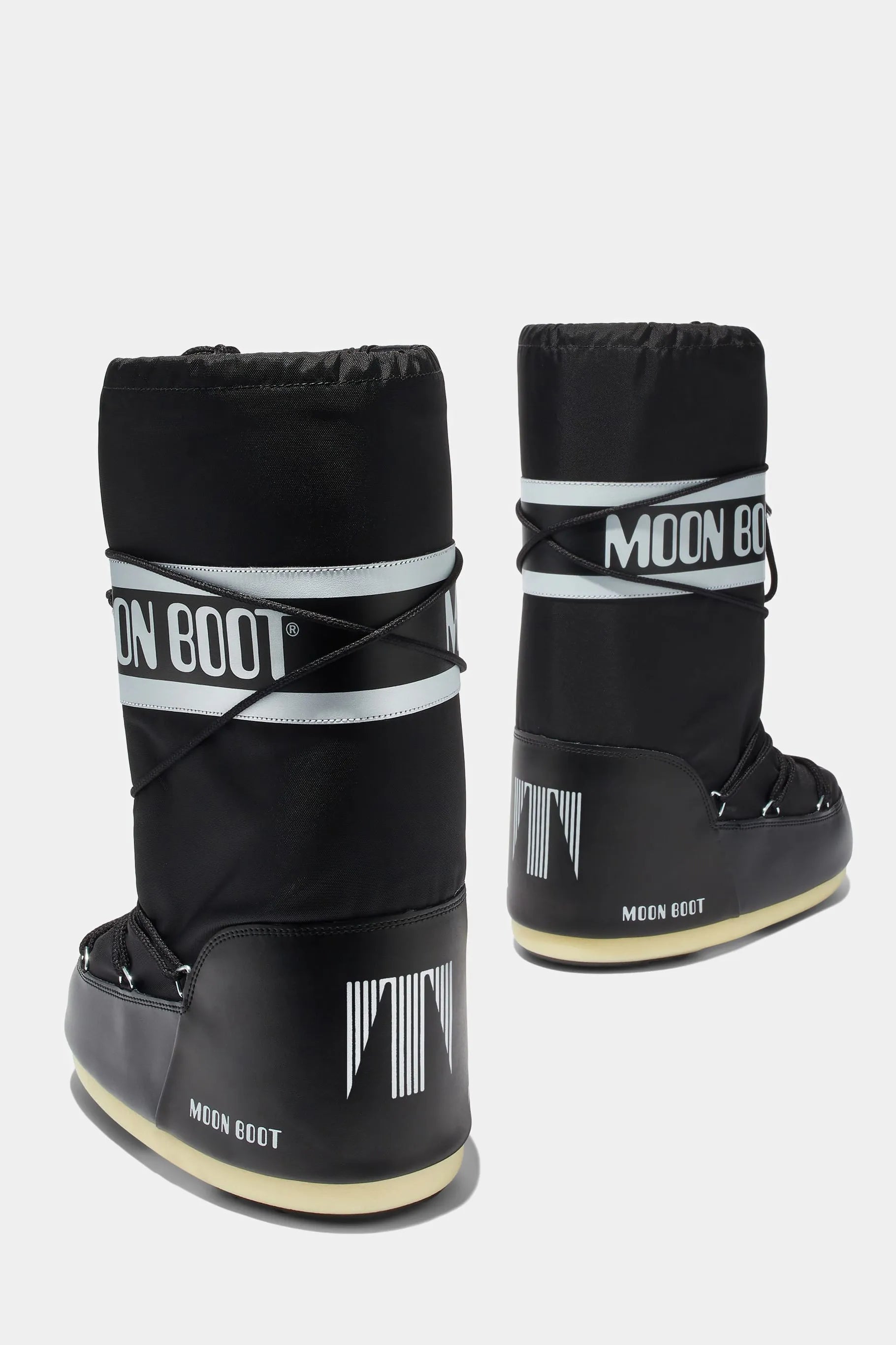 Czarne Śniegowce MB ICON NYLON