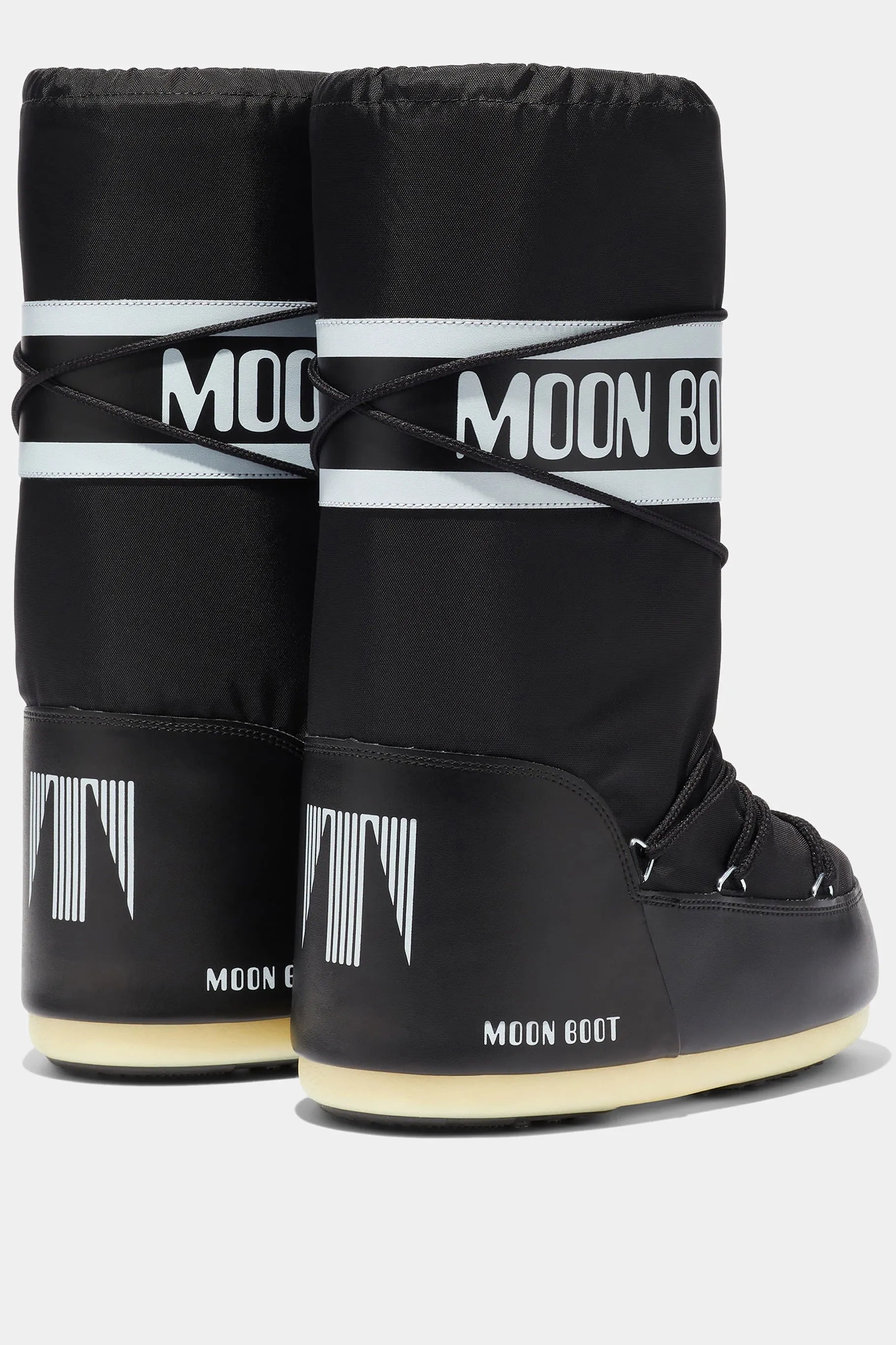 Czarne Śniegowce MB ICON NYLON