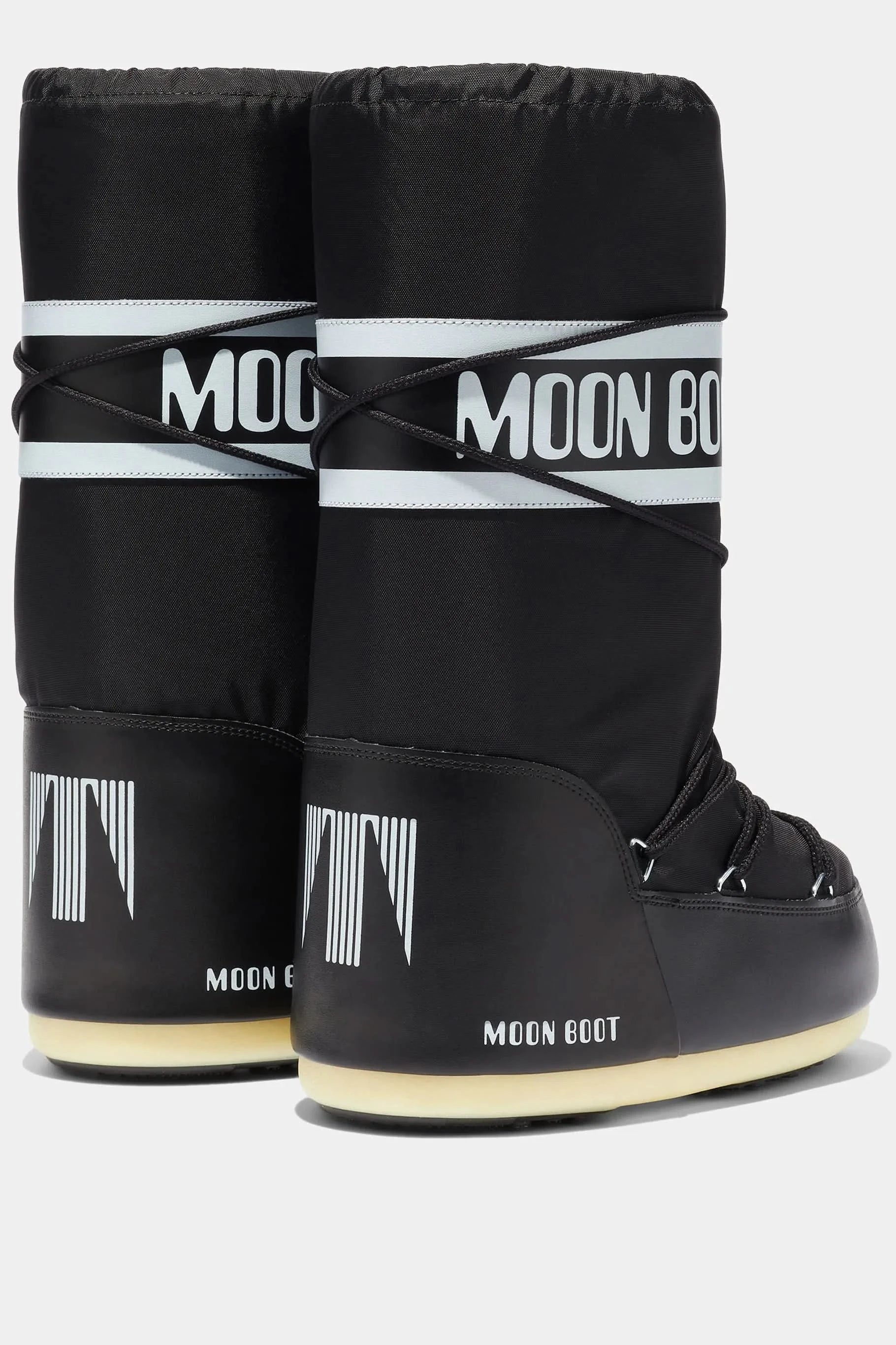 Czarne Śniegowce MB ICON NYLON