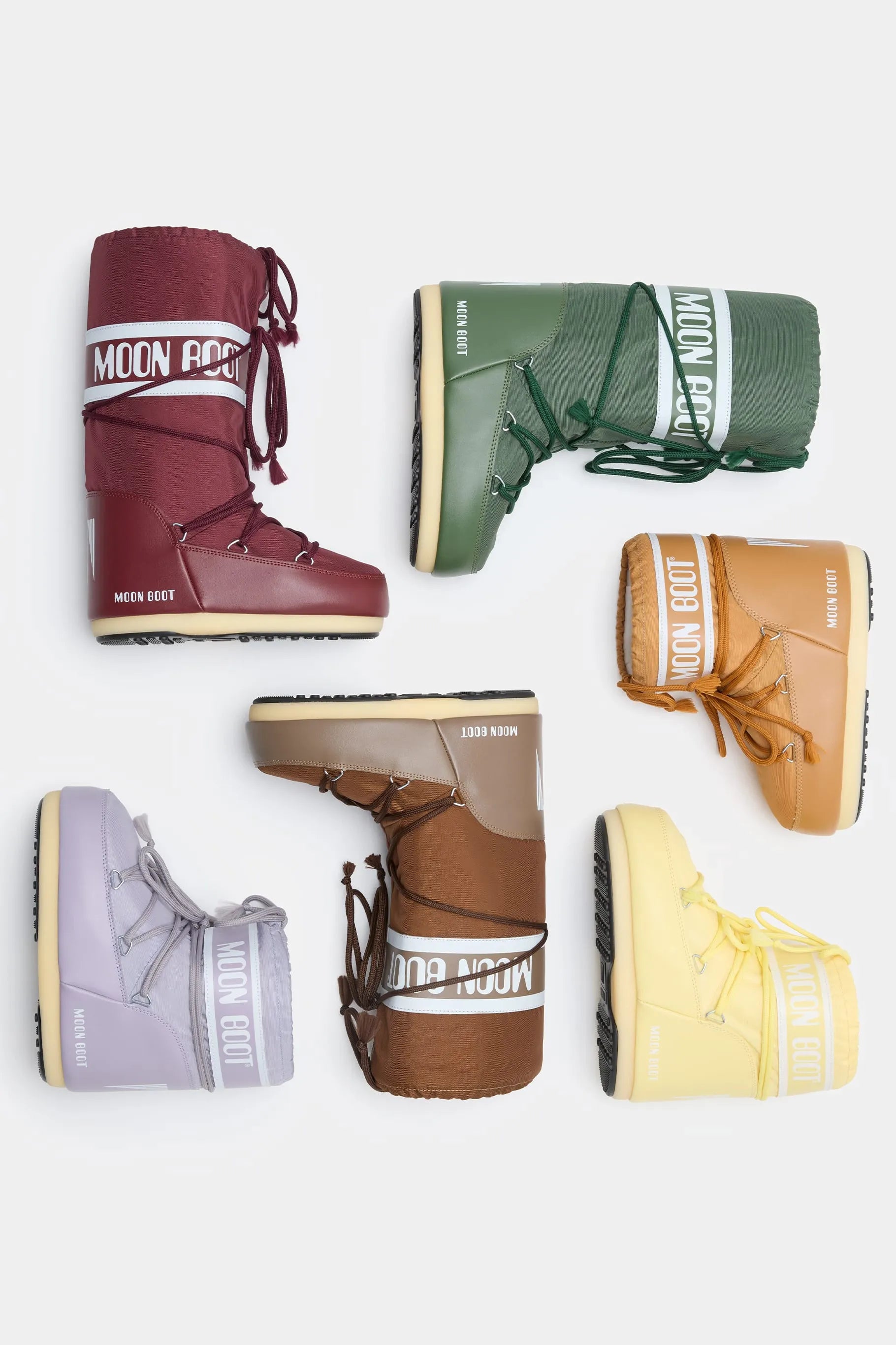 Żółte śniegowce MB ICON LOW NYLON