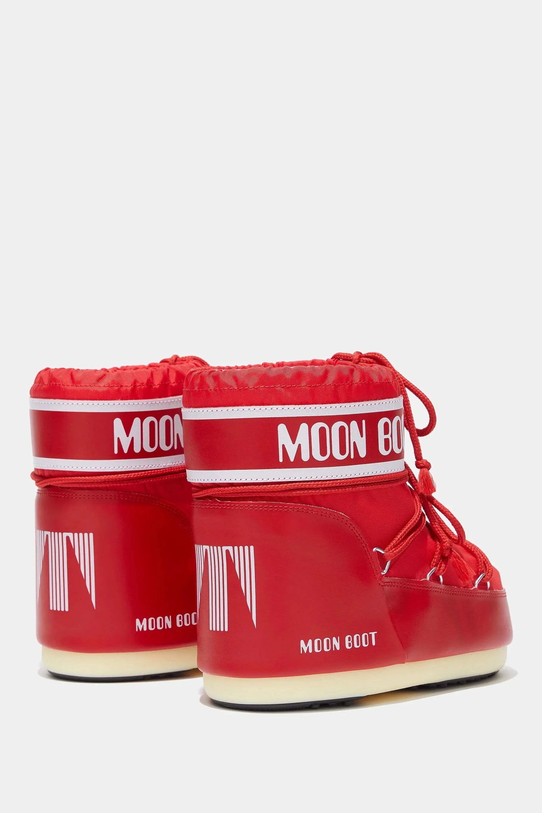 Red snow boots MB ICON LOW NYLON