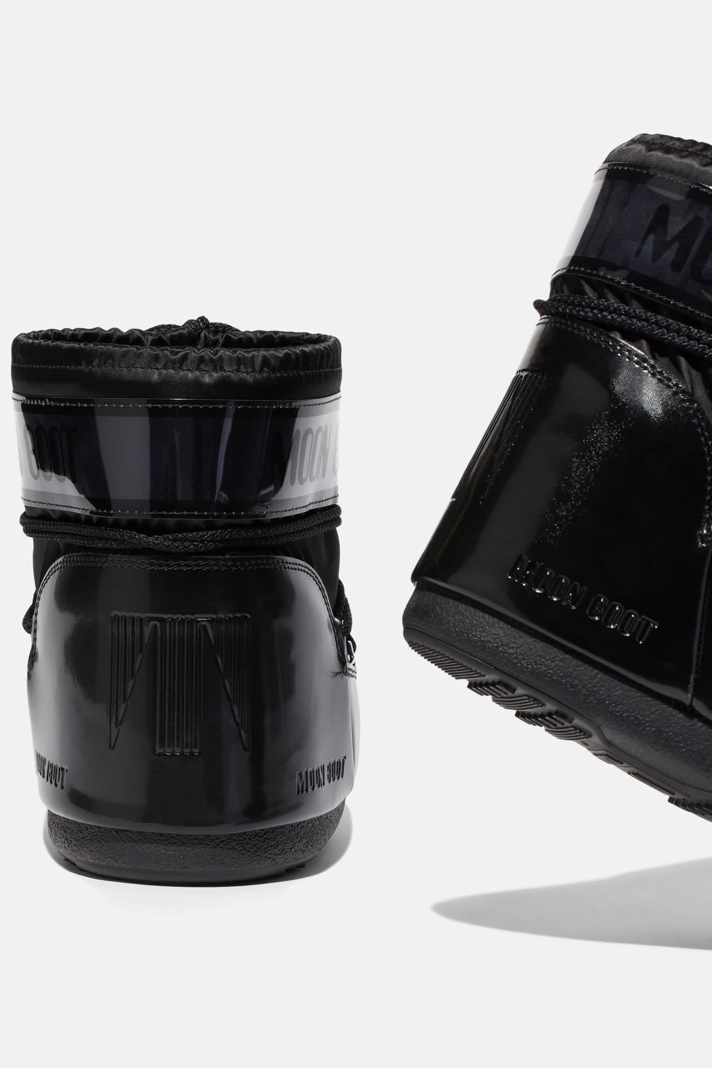Black Snow Boots MB ICON LOW GLANCE