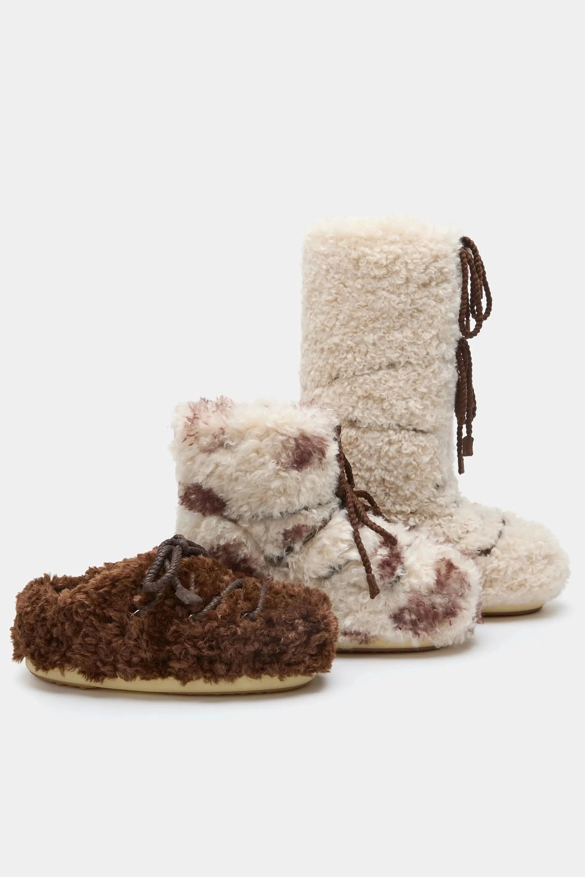 Fur snow boots MB ICON LOW CURLY